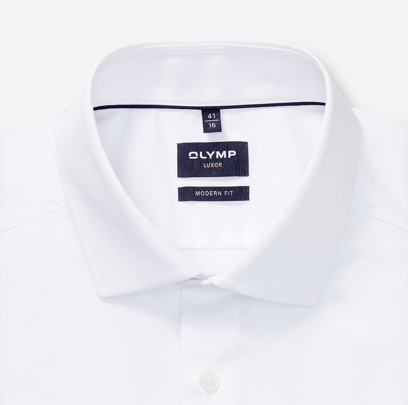 OLYMP Langarmhemd Luxor modern fit unifarben, günstig online kaufen
