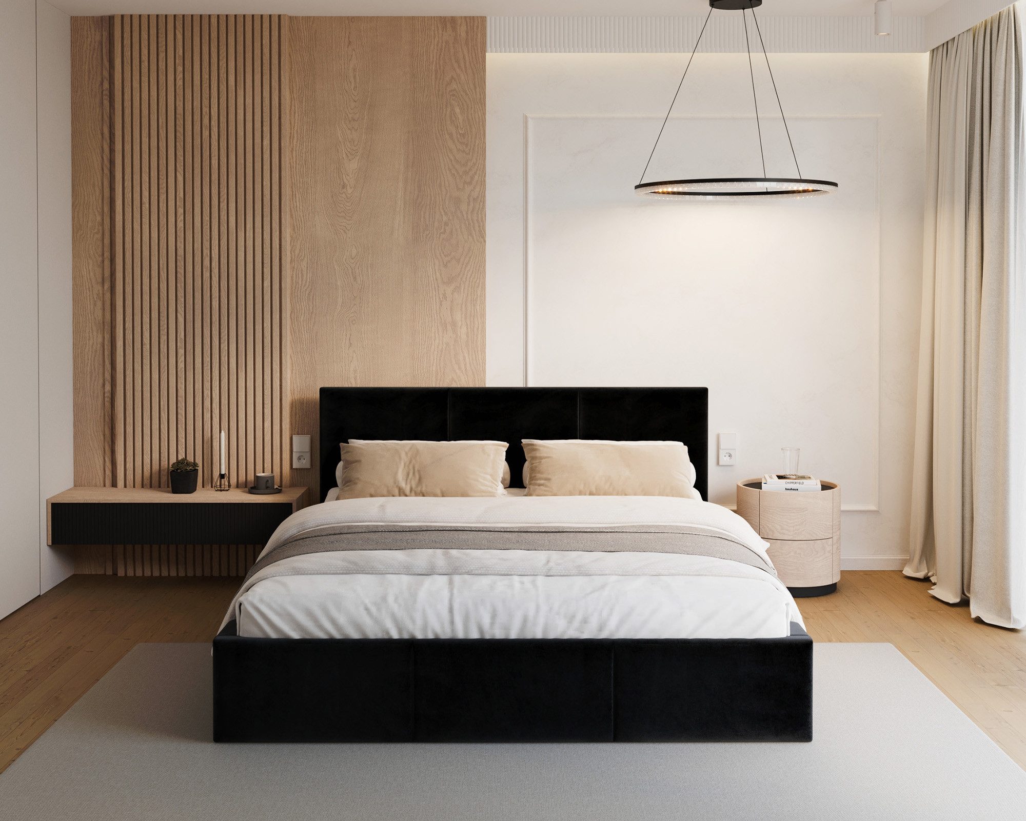 thematys Polsterbett mit Bettkasten & Lattenrost – Stauraumbett Velours 90x200–180x200 – (Optional mit 28 cm H3/H4 Taschenfederkern oder 23 cm Taschenfederkern-Matratze H2)