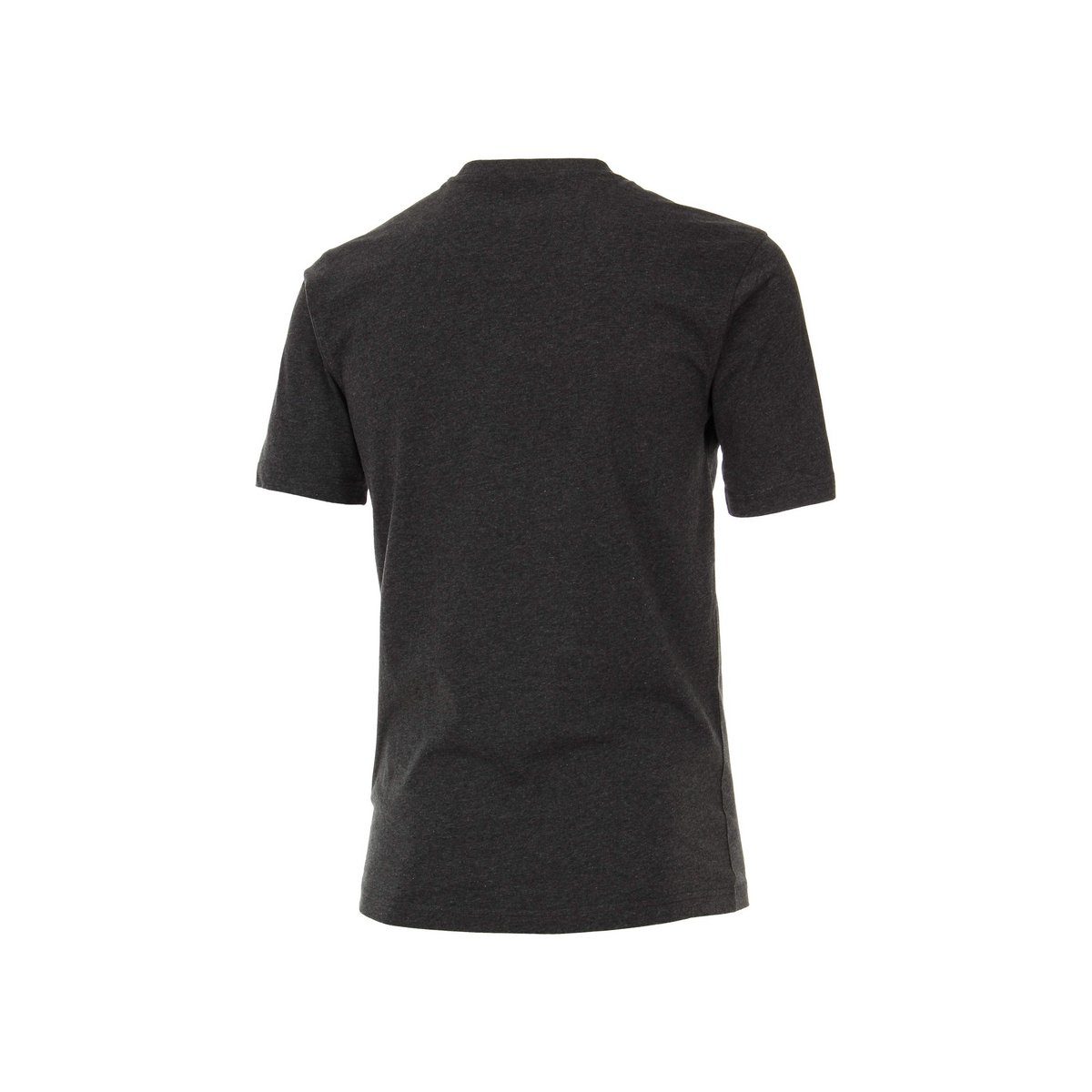 T-Shirt regular (1-tlg) Grauschwarz CASAMODA anthrazit