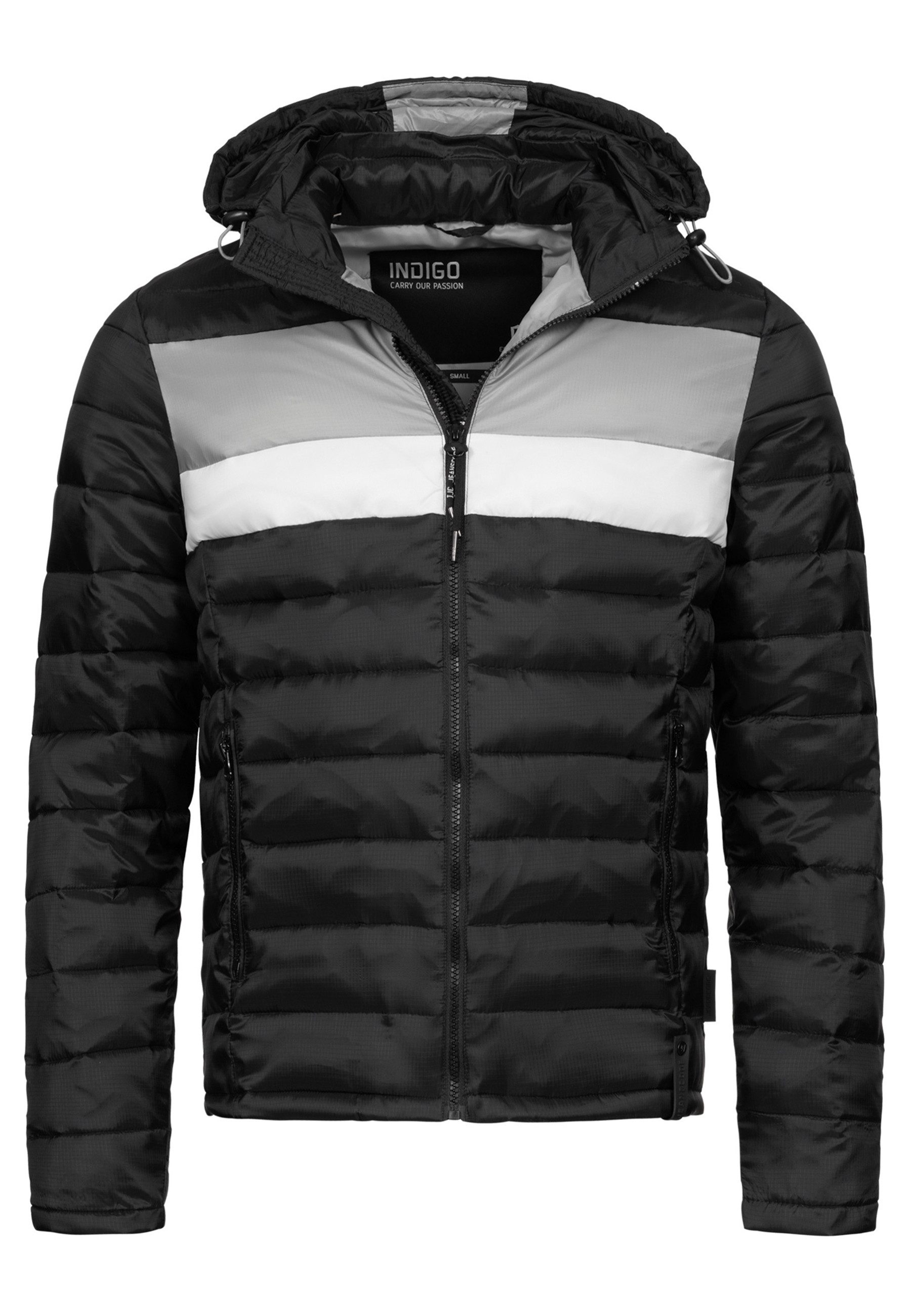 Indicode Steppjacke Herren Hampshire Herrenjacke Daunen-Optik mit elastisch günstig online kaufen