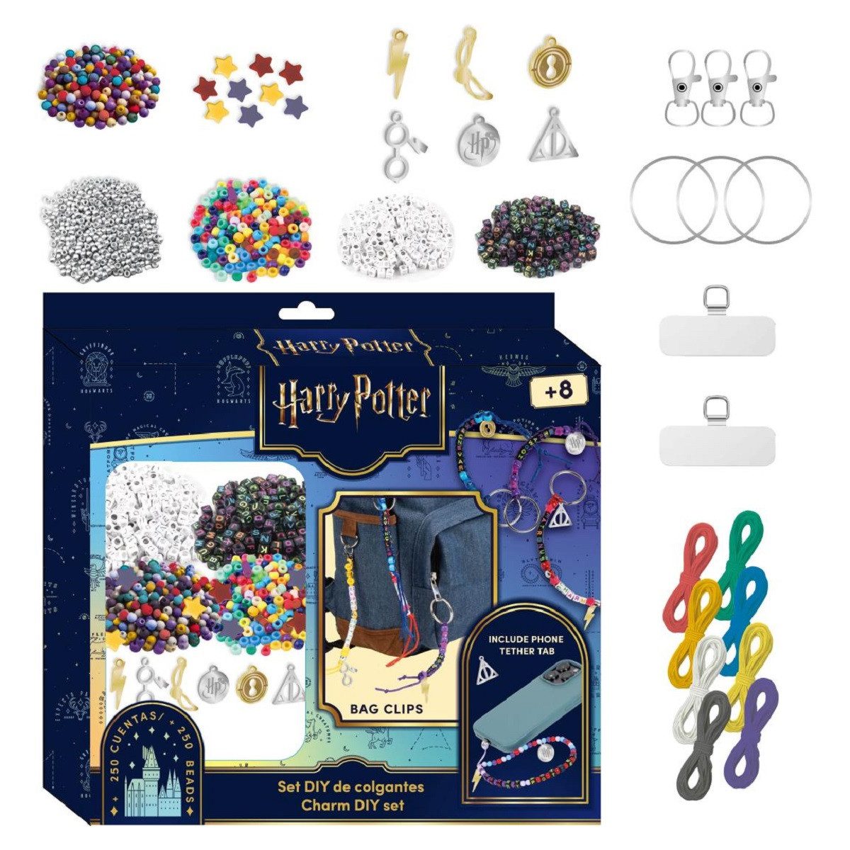 Harry Potter Kreativset DIY Schmuck-Bastelset für Kinder mit Armbändern und Perlen