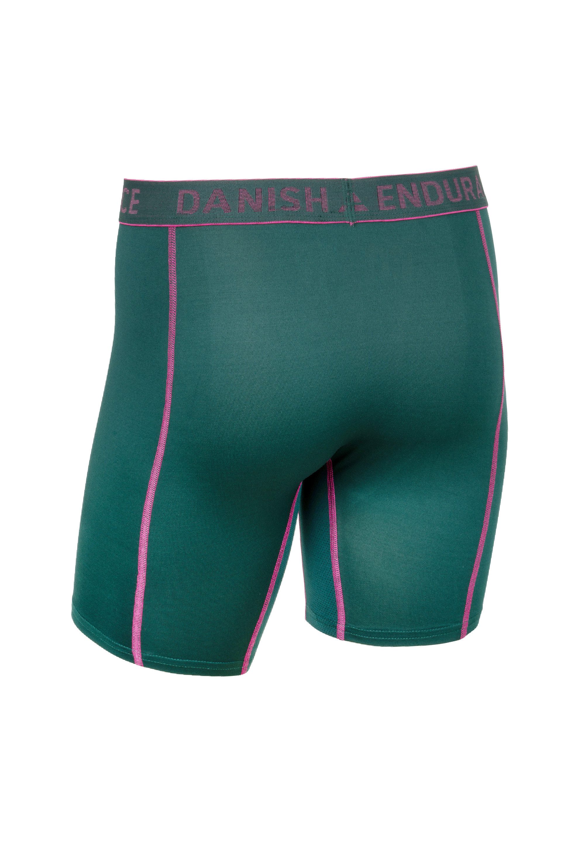 DANISH ENDURANCE Boxershorts Sports Trunks Extra (3-St) Schnelltrocknende Sportunterhose, ohne Aufrollen & Verrutschen