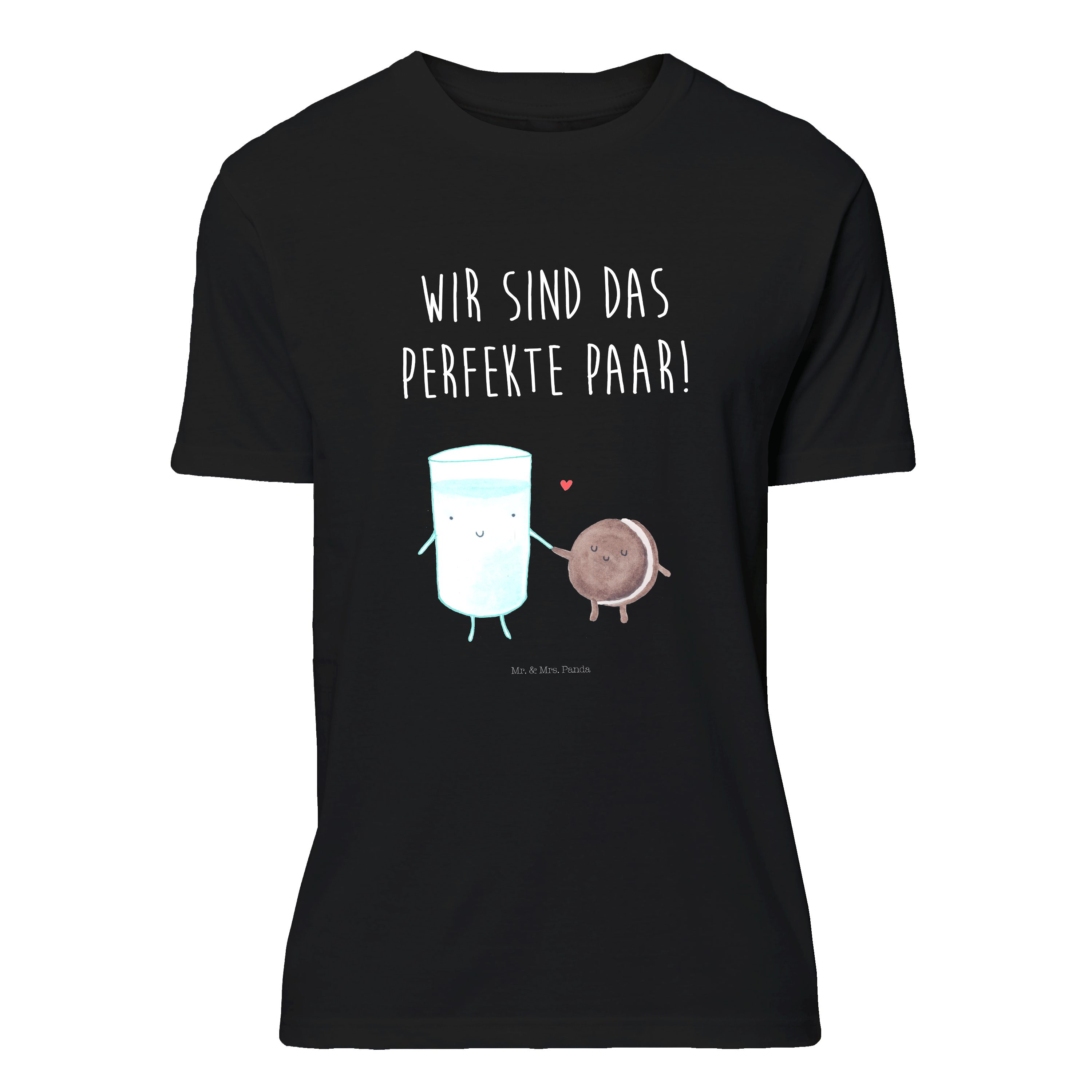 T-Shirt Milch & Keks - Schwarz - T-Shirt, Shirt