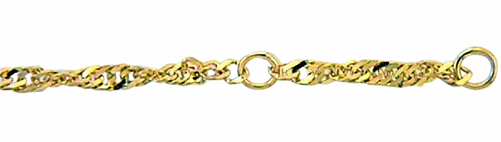 Adelia´s Fußkette »333 Gold Singapur Fußkettchen 25 cm«, 25 cm 333 Gold  Singapur Kette Goldschmuck für Damen online kaufen | OTTO