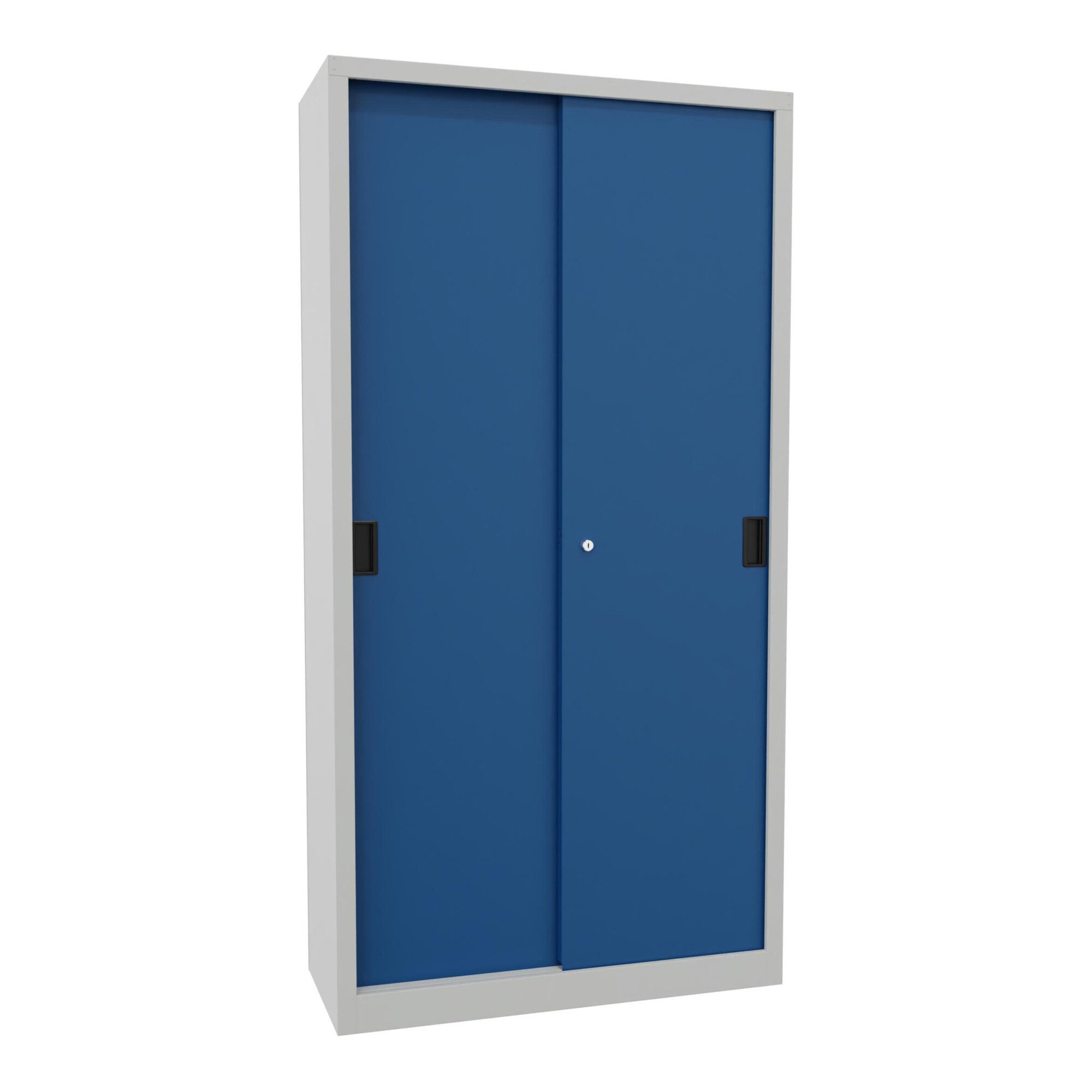 Pavoy Schiebetürenschrank Pavoy Schiebetürenschrank, 1950x1000x400 mm, 4 Böden verzinkt, RAL 703