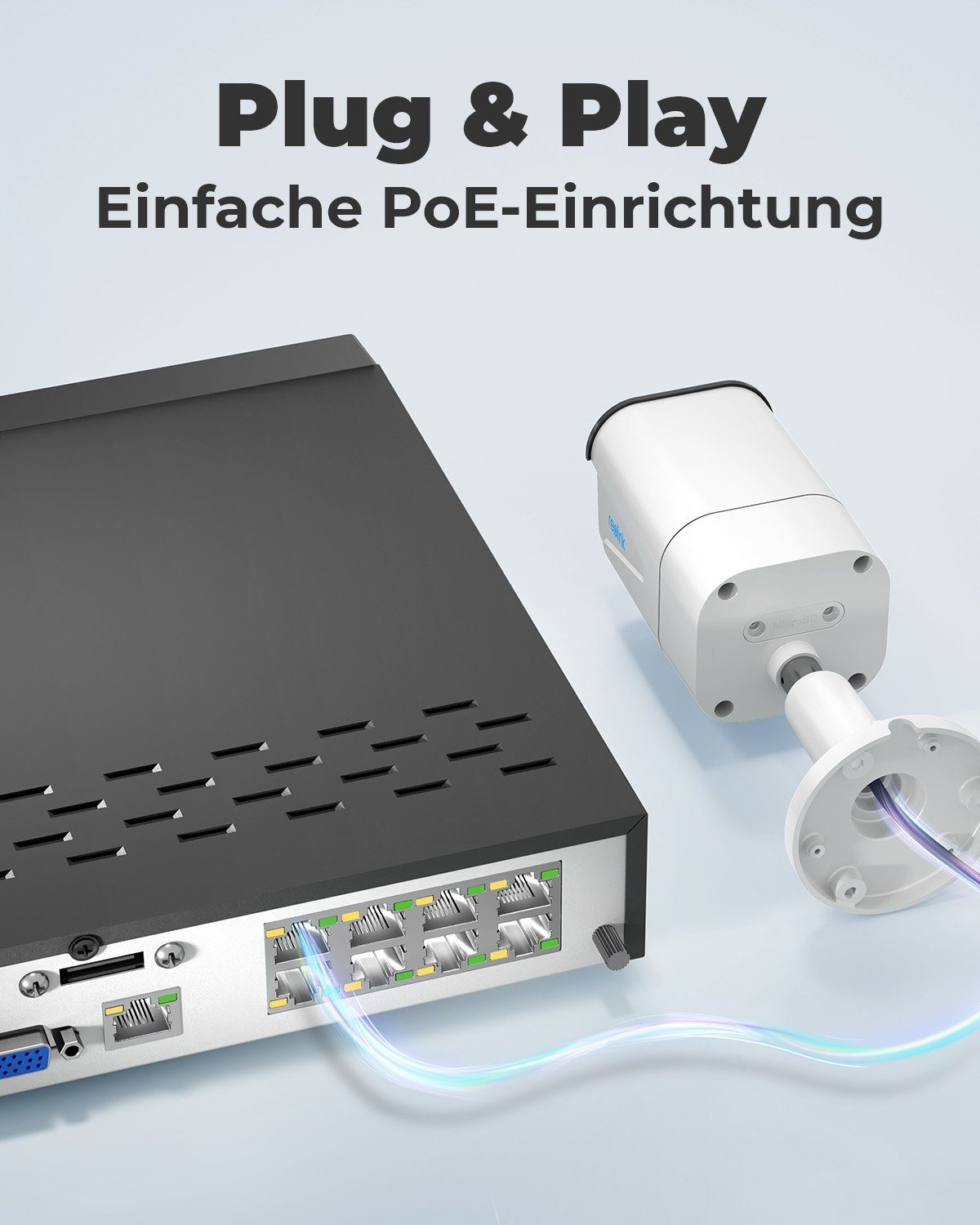 Reolink Überwachungskamera RLK8-800B4-A 4K 8CH PoE (Set, 24/7Aufzeichnung) – Bild 5 von 5