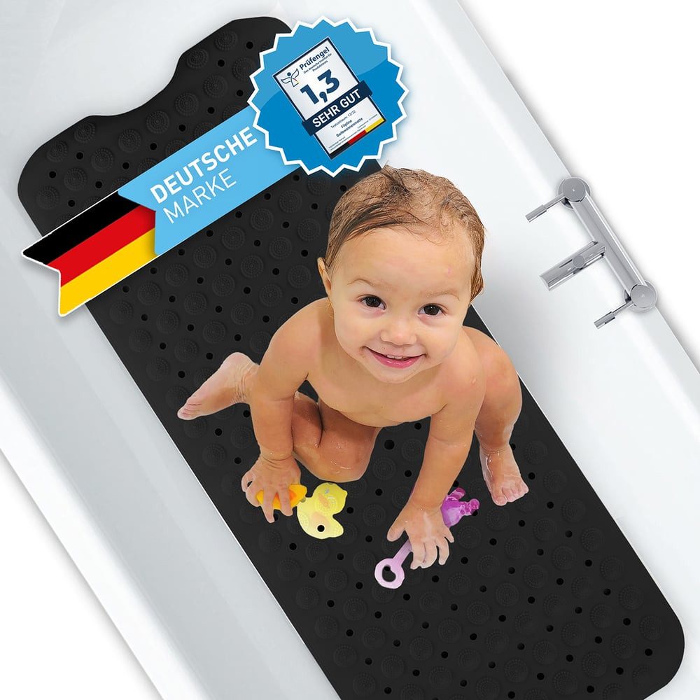 FLIPLINE® Badematte, 1x FLIPLINE Badematte Schwarz, TPE, sicherer günstig online kaufen