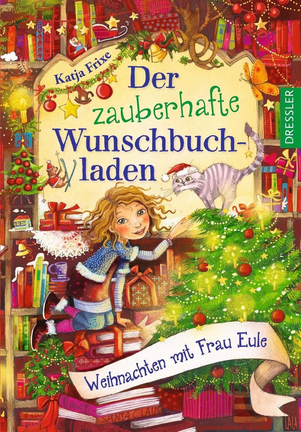 Kinderbuch Der zauberhafte Wunschbuchladen 5. Weihnachten mit Frau Eule Weihnacht Katja Frixe