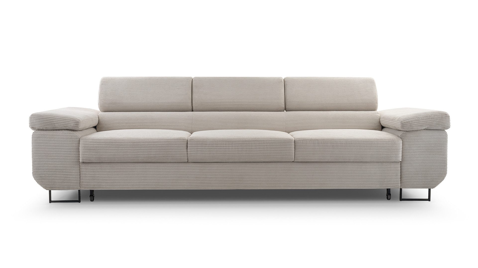 Beautysofa Schlafsofa NAVIO, mit Verstellbare Kopfstützen günstig online kaufen