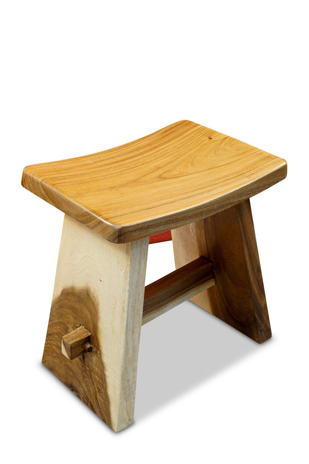 Kinaree Hocker Suar Holz Japan Hocker SUZIE, stabil, Handgefertigt, Massivholz