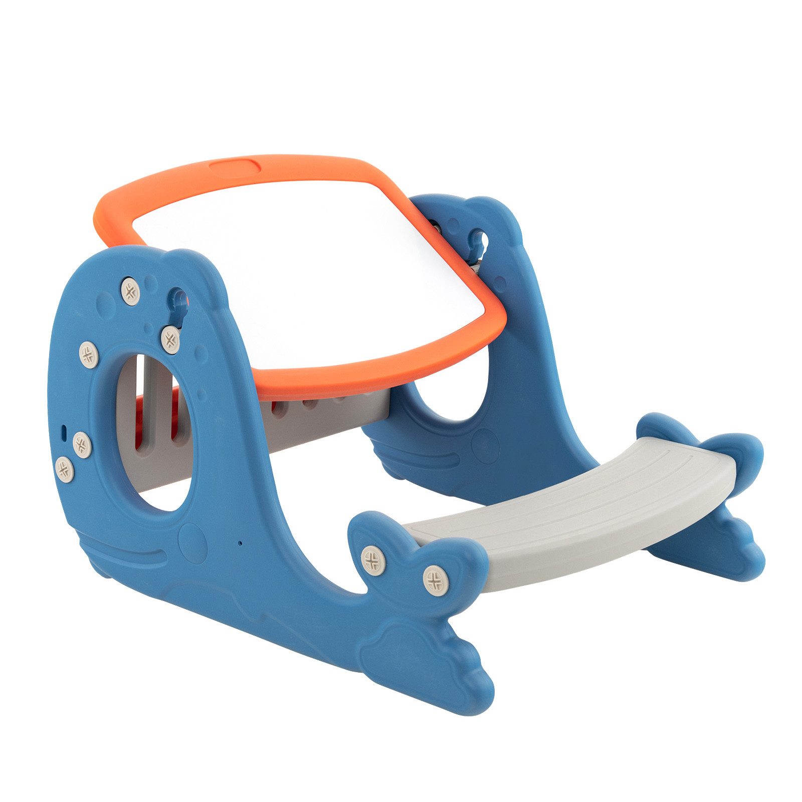 COSTWAY Spieltisch Kinderstaffelei, 4 in 1 mit Whiteboard günstig online kaufen