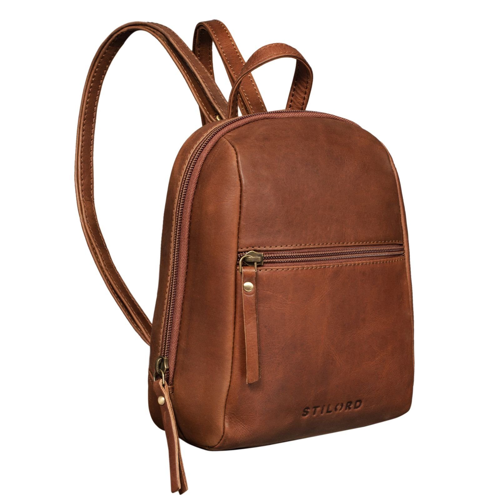 STILORD Cityrucksack "Lia" Mini Rucksack Damen Leder günstig online kaufen