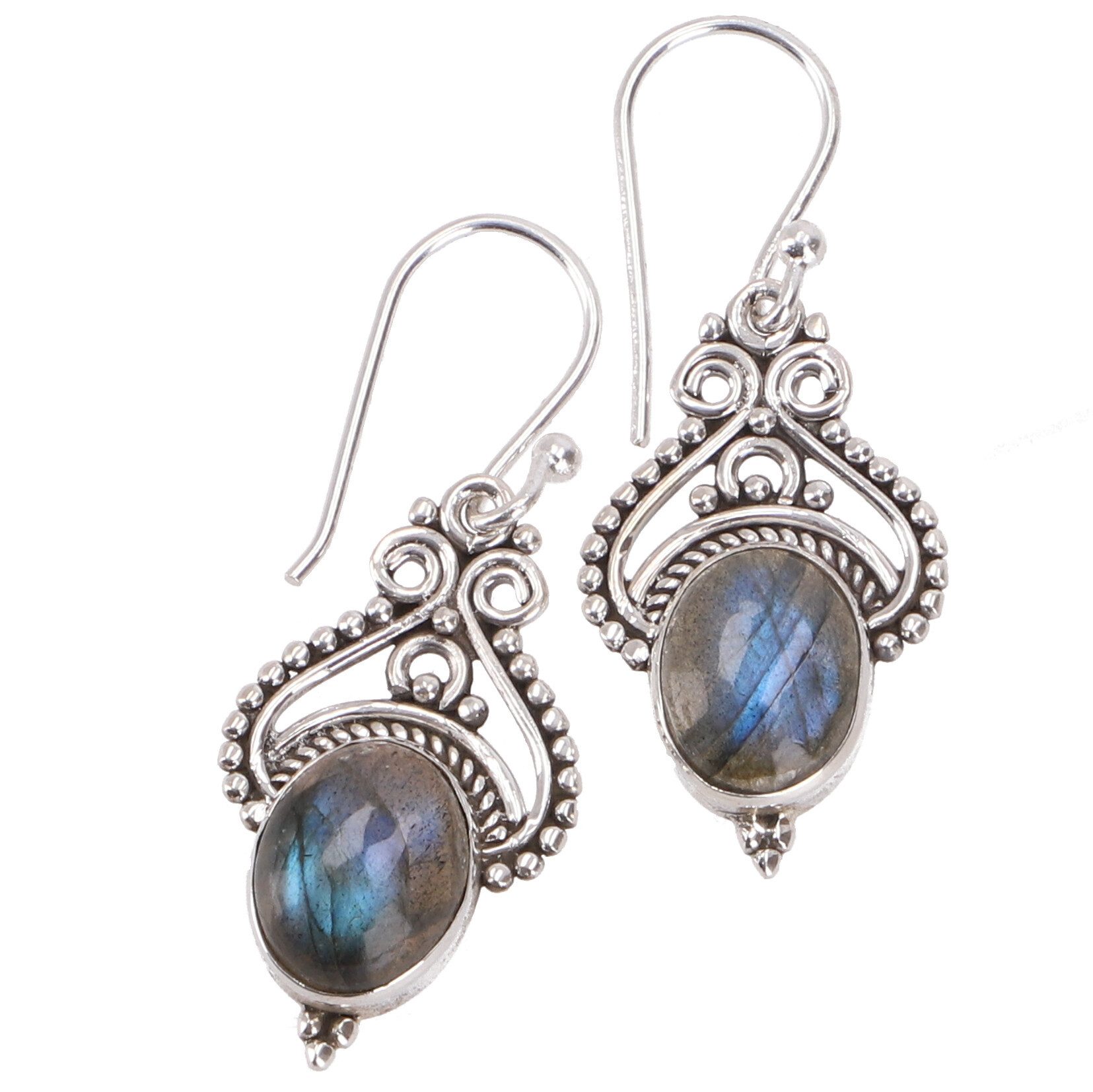 Guru-Shop Paar Ohrhänger Indische Silberohrringe, Ethno Ohrringe, Boho.. günstig online kaufen