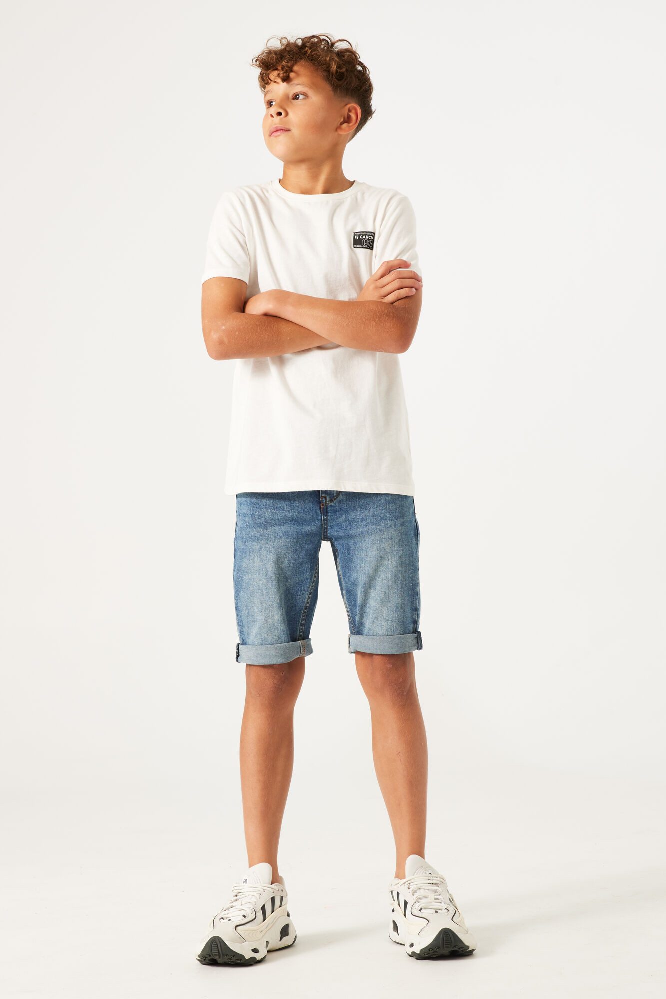 Garcia Jeansshorts Tavio mit Used-Effekten günstig online kaufen