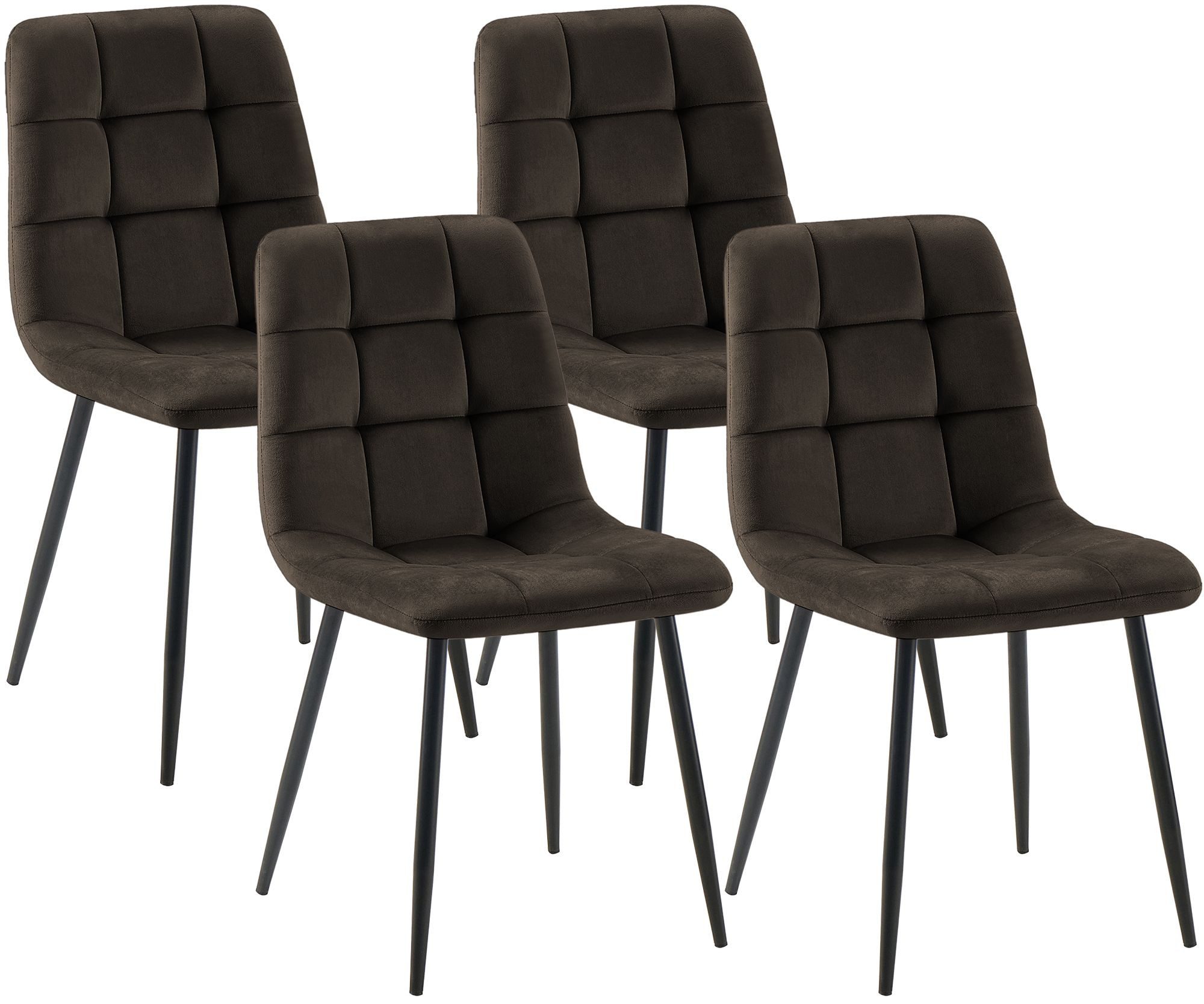 CLP Esszimmerstuhl Tilde (4er Set), mit Rückenlehne, bis 150 kg