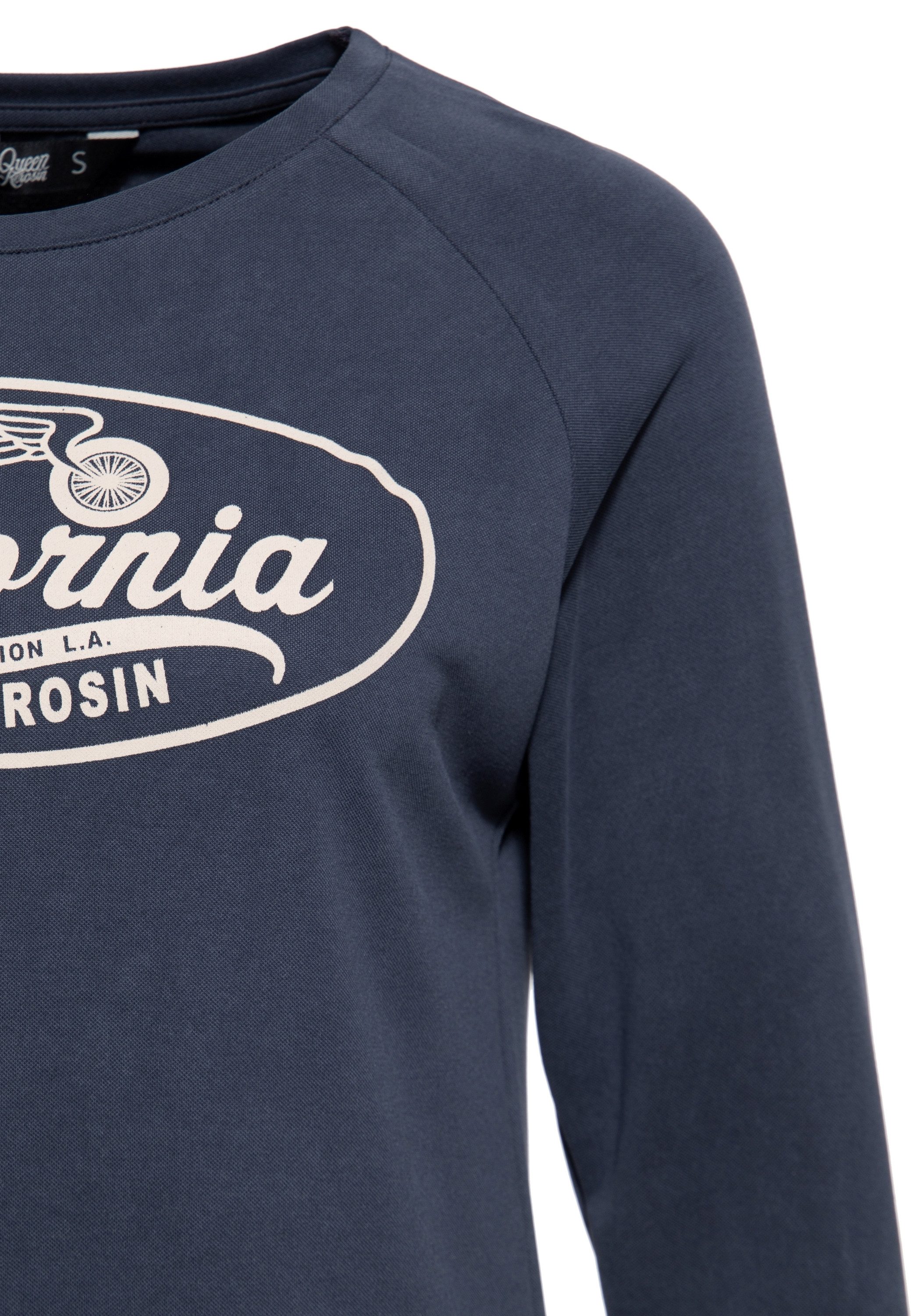 QueenKerosin Langarmshirt California mit hohem Modal-Anteil – Bild 3 von 5