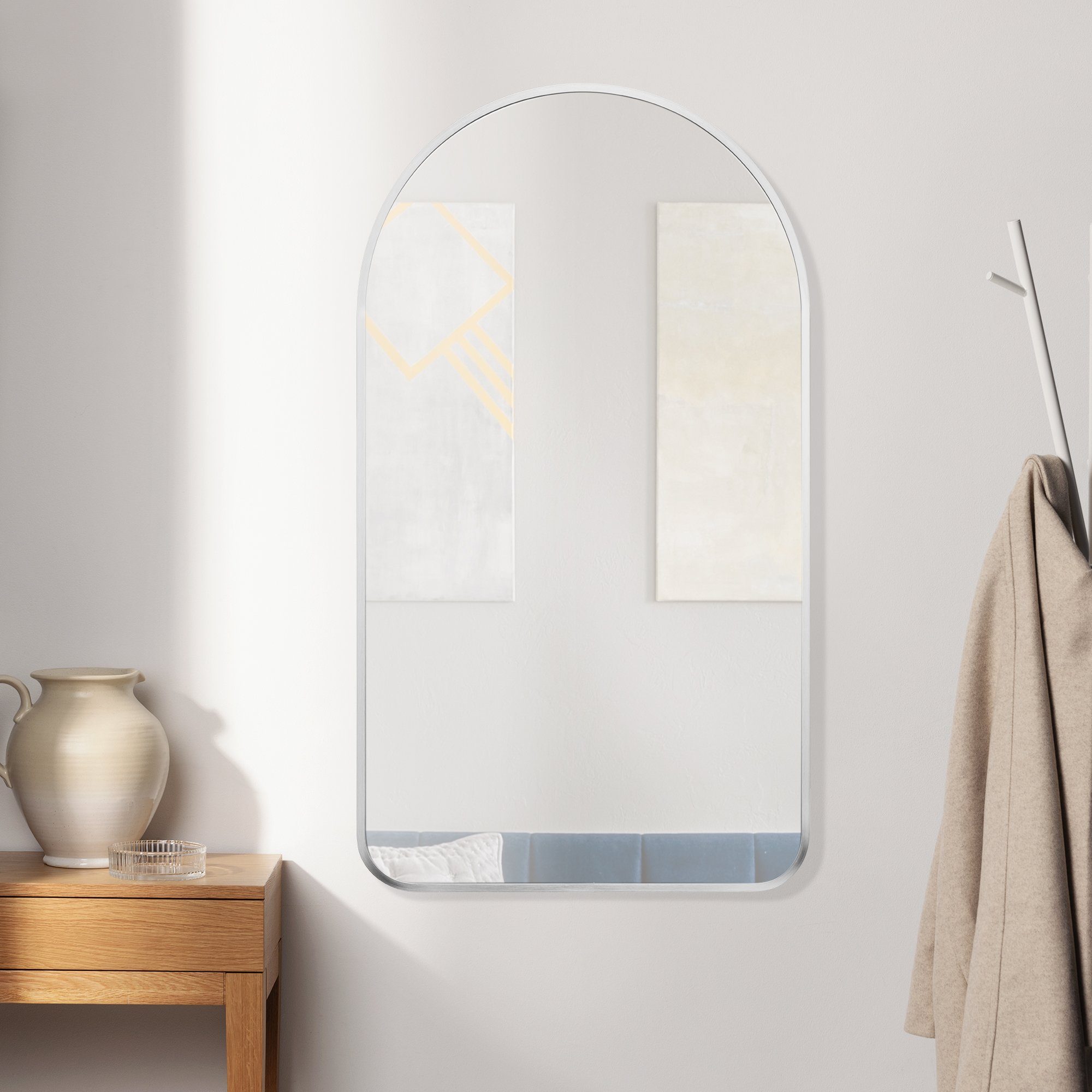 Navaris Wandspiegel Garagen Wandschutz 50x25x2cm, selbstklebend günstig online kaufen