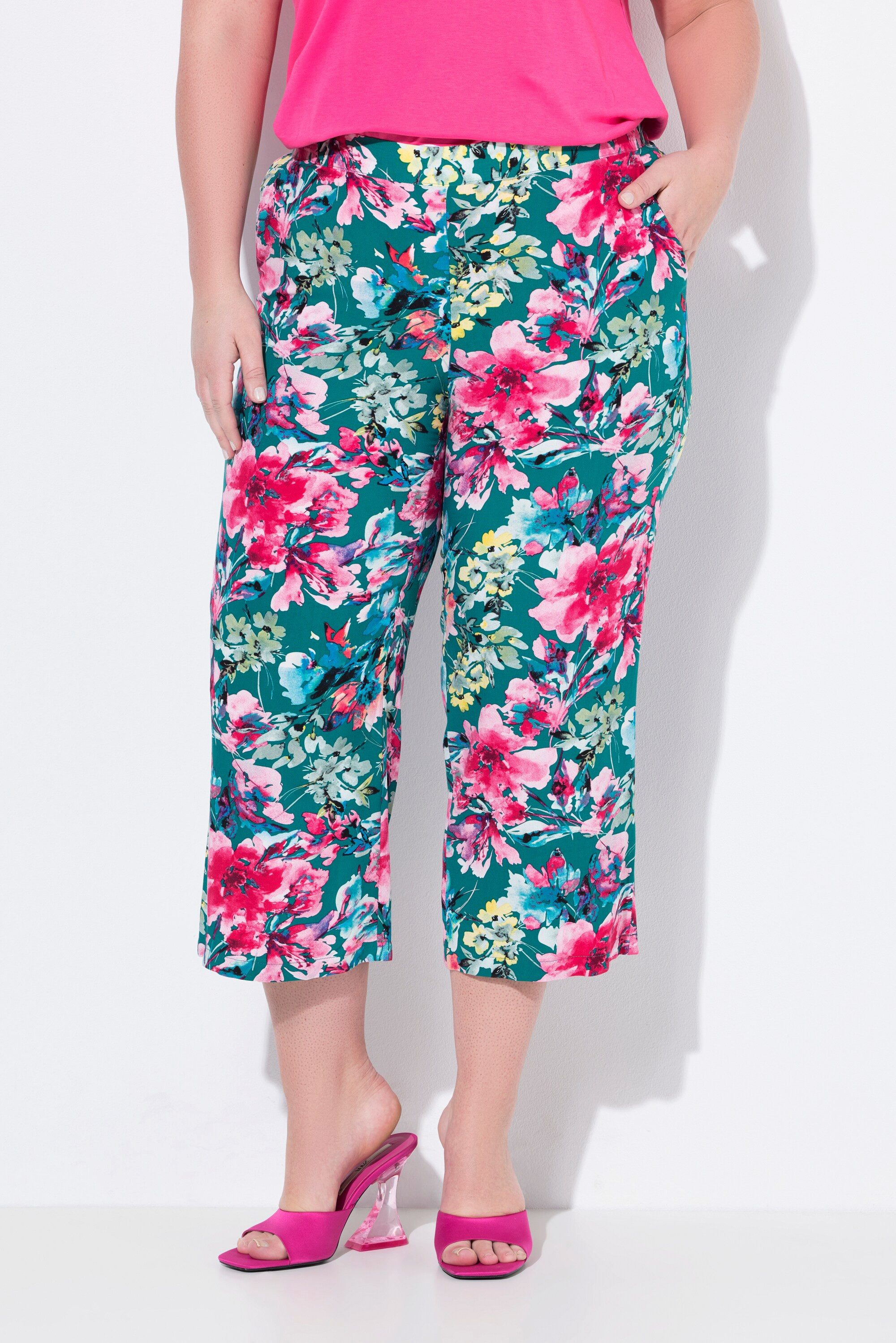 MIAMODA Culotte Culotte weites Bein Blumenmuster günstig online kaufen