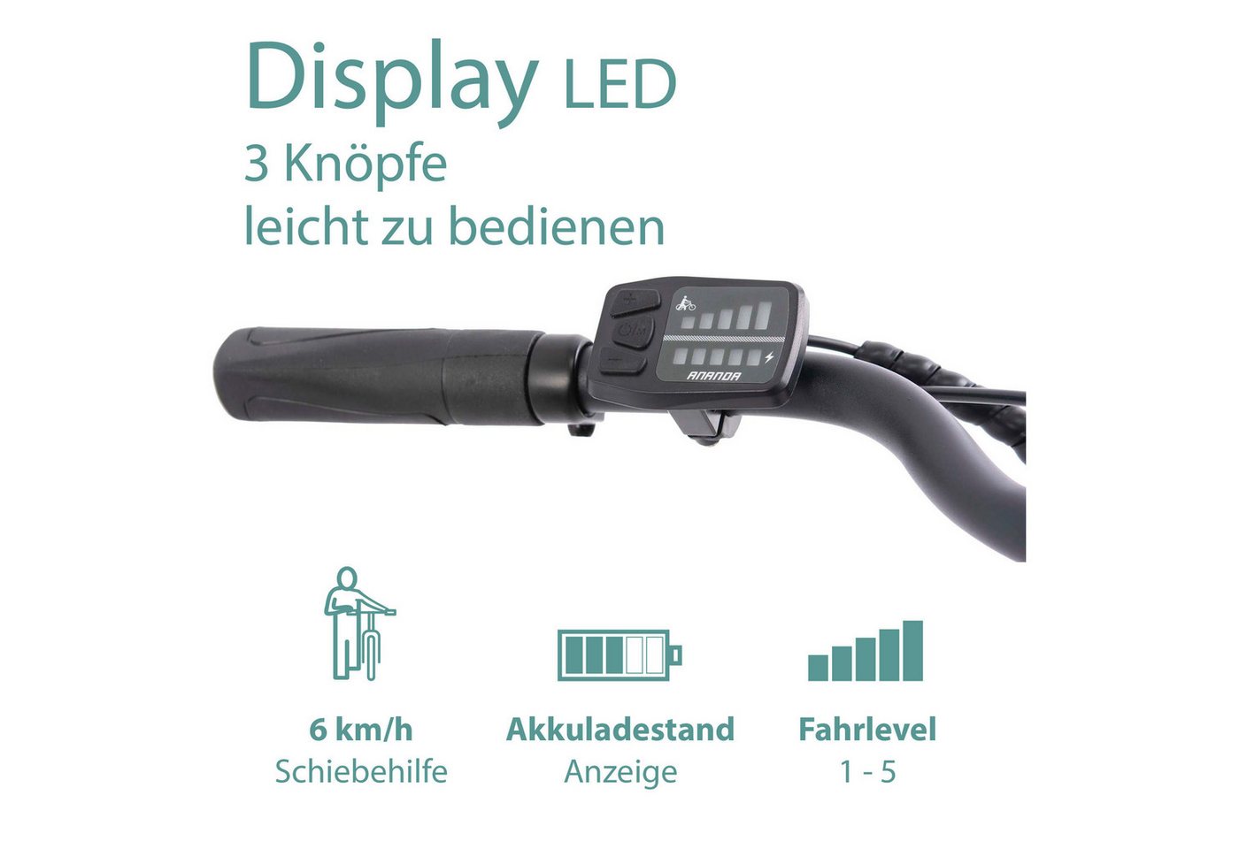 Thumbnail - Tretwerk E-Bike Trekkingrad Mystic, 7 Gang, Nabenschaltung, Frontmotor, 468 Wh, Pedelec, Elektrofahrrad für Damen u. Her...