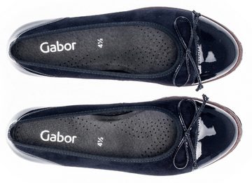 Gabor Ballerina Flats, Chunky Slipper mit komfortablem Gummieinfass