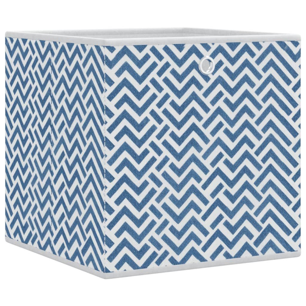 vidaXL Aufbewahrungsbox Faltboxen 10 Stk. Blau günstig online kaufen