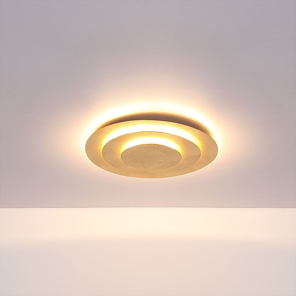 Wohnzimmerlampe Globo Deckenlampe Deckenleuchte Deckenleuchte, D LED LED gold Schlafzimmerlampe