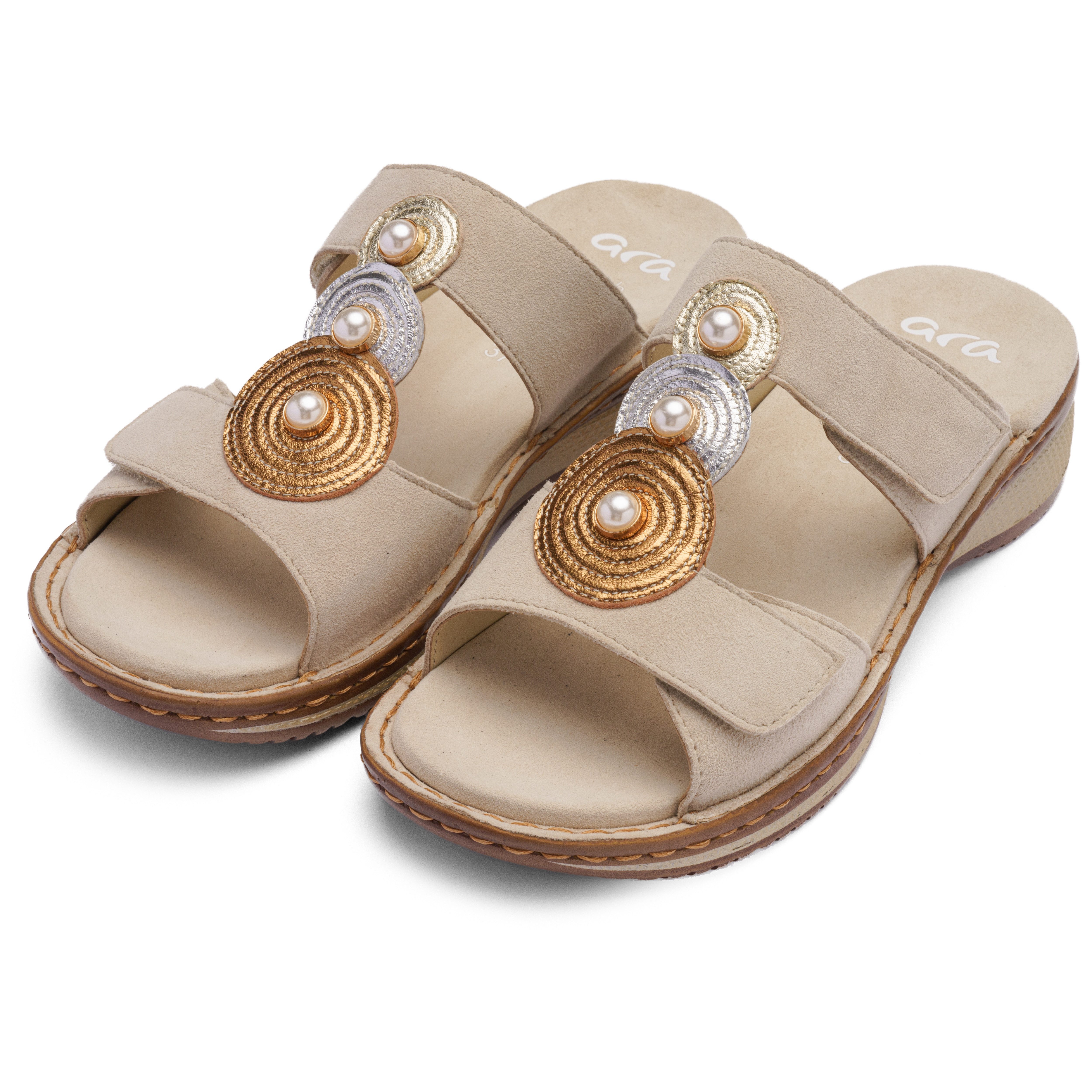 Ara HAWAII Pantolette Keilabsatz, Schlupfschuh, Bequemschuh in Weite G (weit)