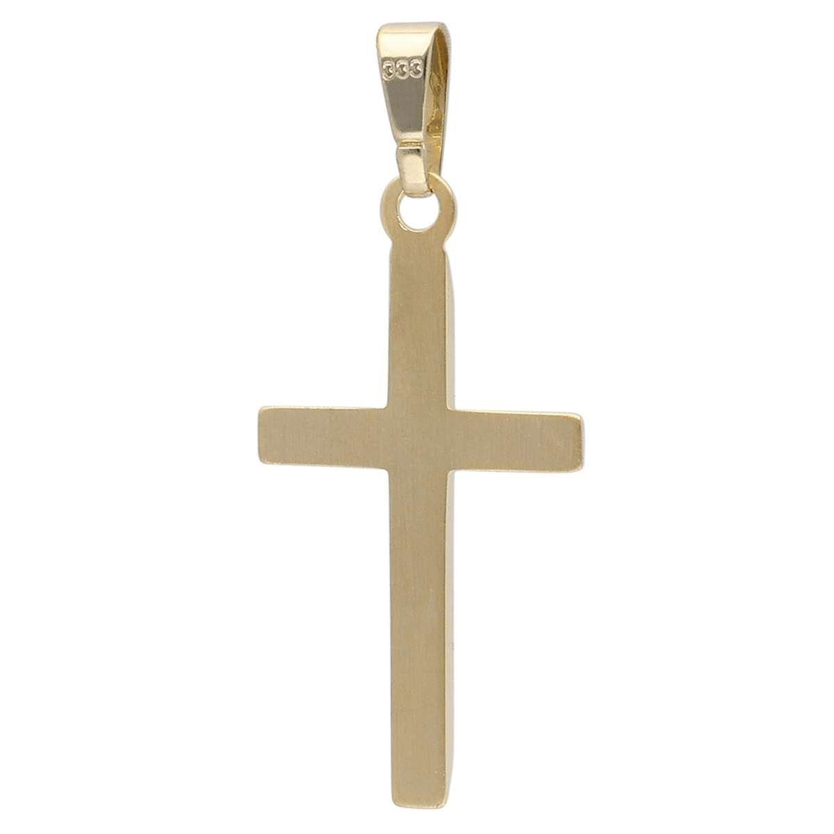 trendor Kette mit Anhänger Kreuz-Anhänger Gold günstig online kaufen