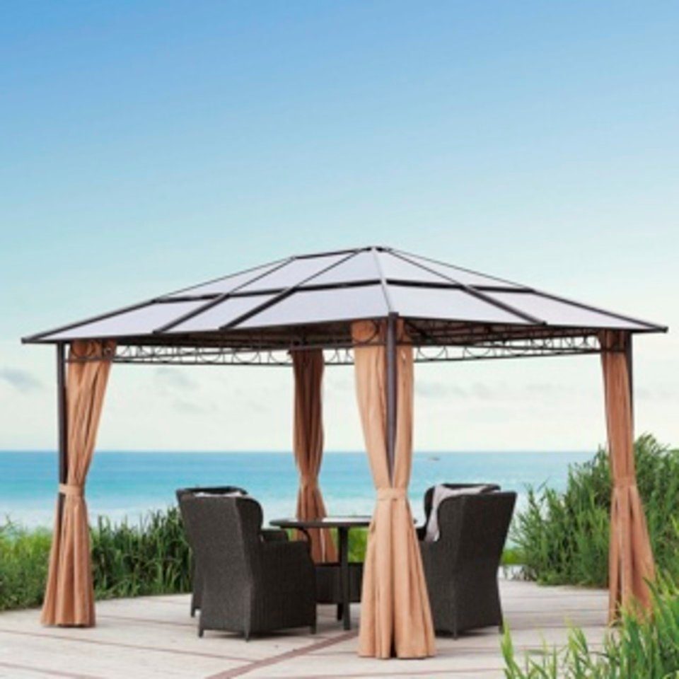 Haushalt International Pavillon Polycarbonat Pavillon Abmessung: ca 3 x 3,60 x 2,70 Meter