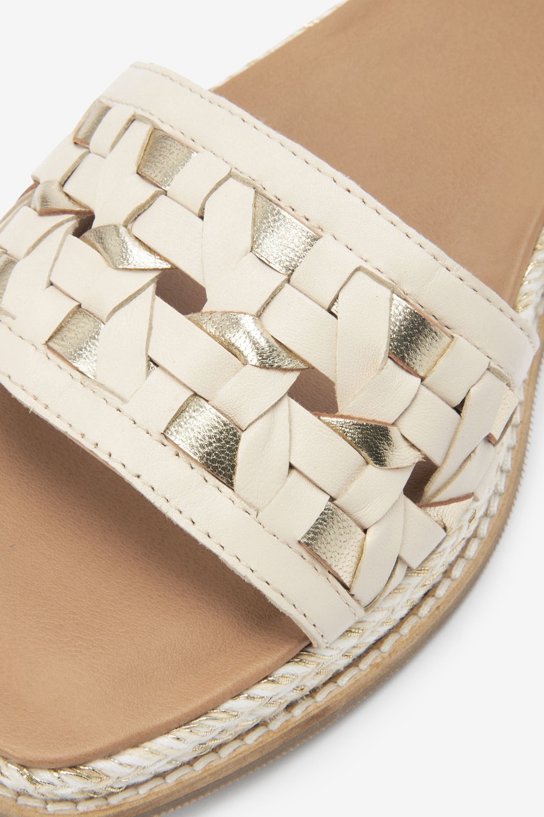 Riemchensandalen aus White Forever Sandale Comfort® Leder (1-tlg) Next