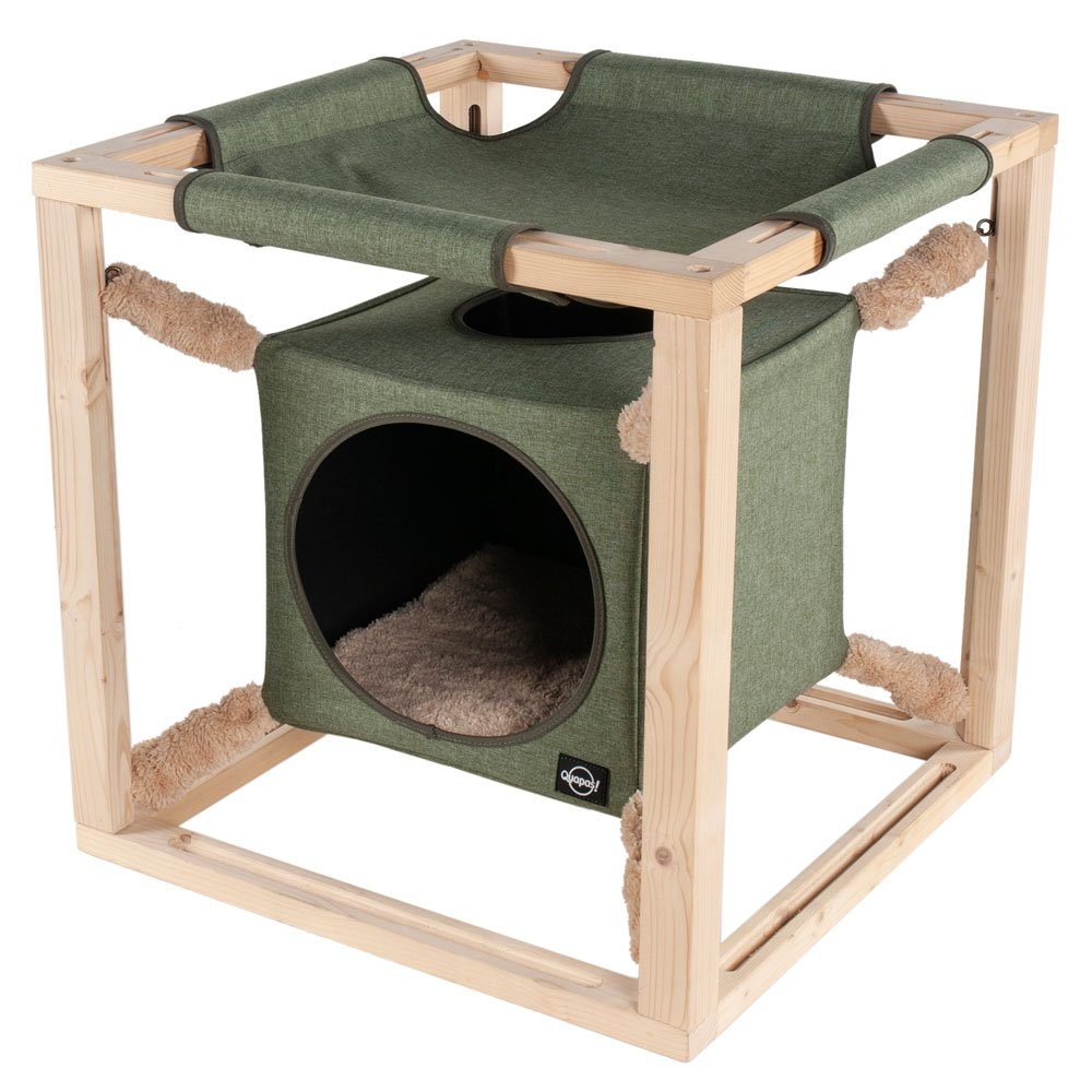 Quapas! Schlafhöhle QUAPAS! Katzenhöhle Catcube L - grün