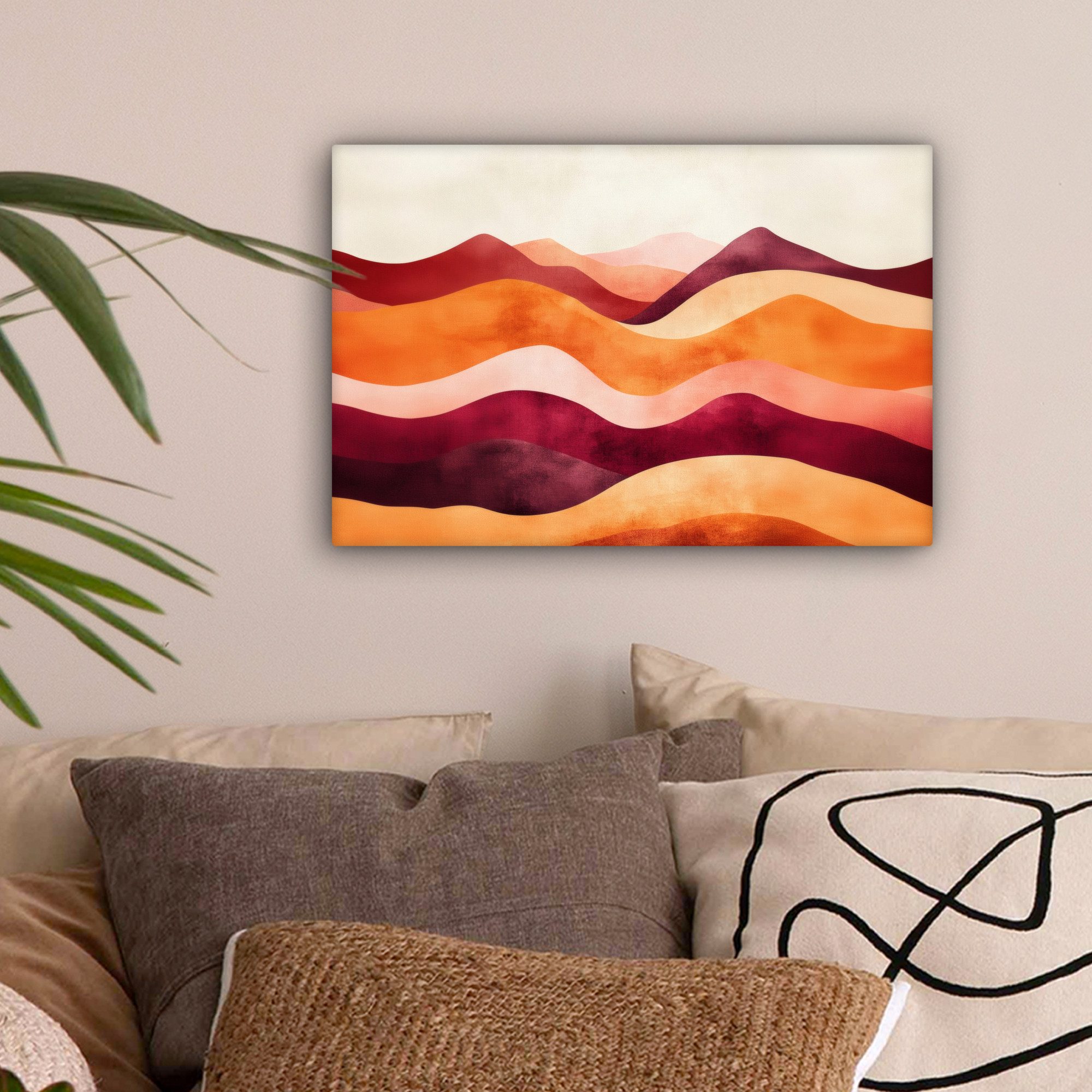 OneMillionCanvasses® Leinwandbild Abstrakt - Landschaft - günstig online kaufen