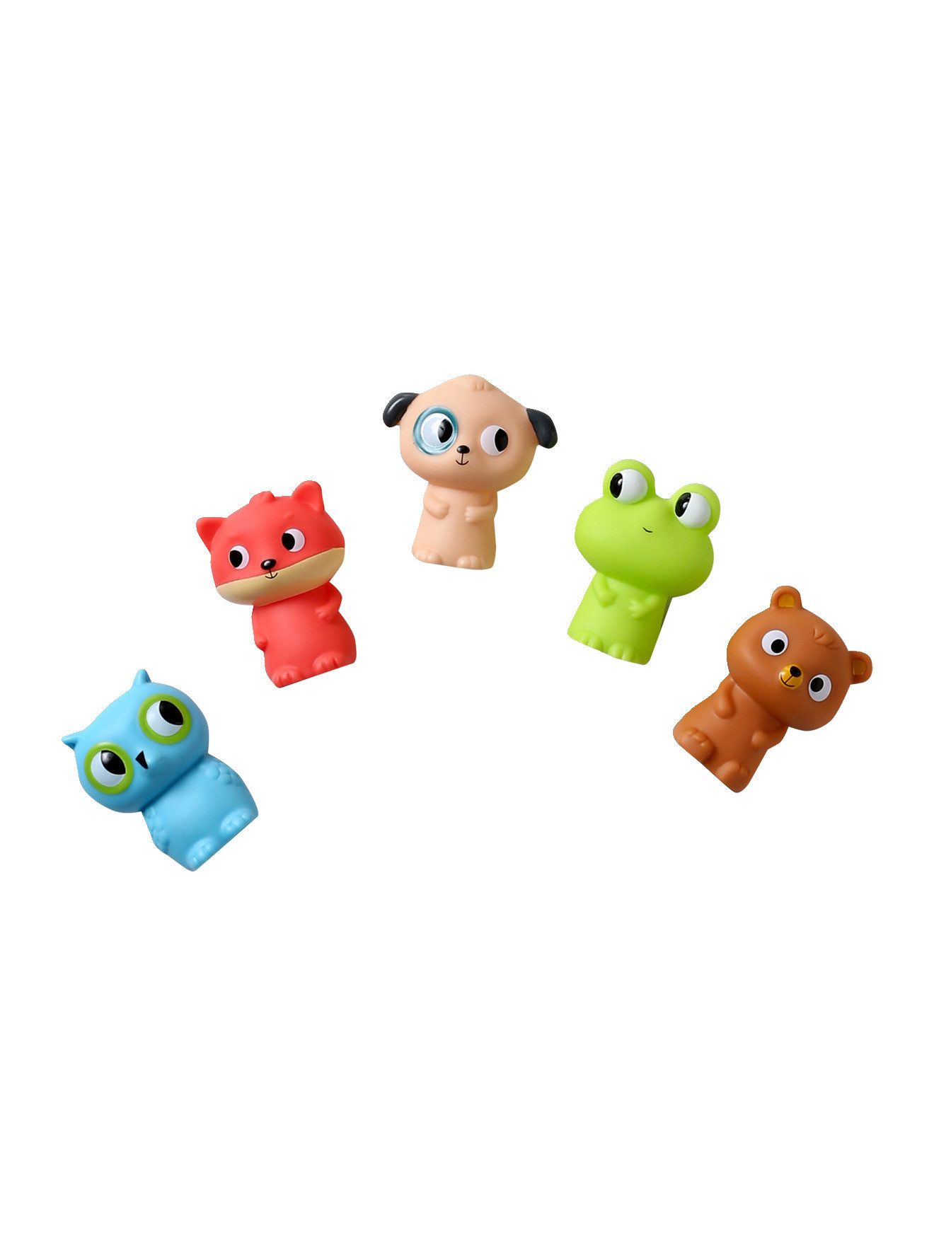 vertbaudet Badespielzeug 5er-Set Bade-Fingerpuppen Baby