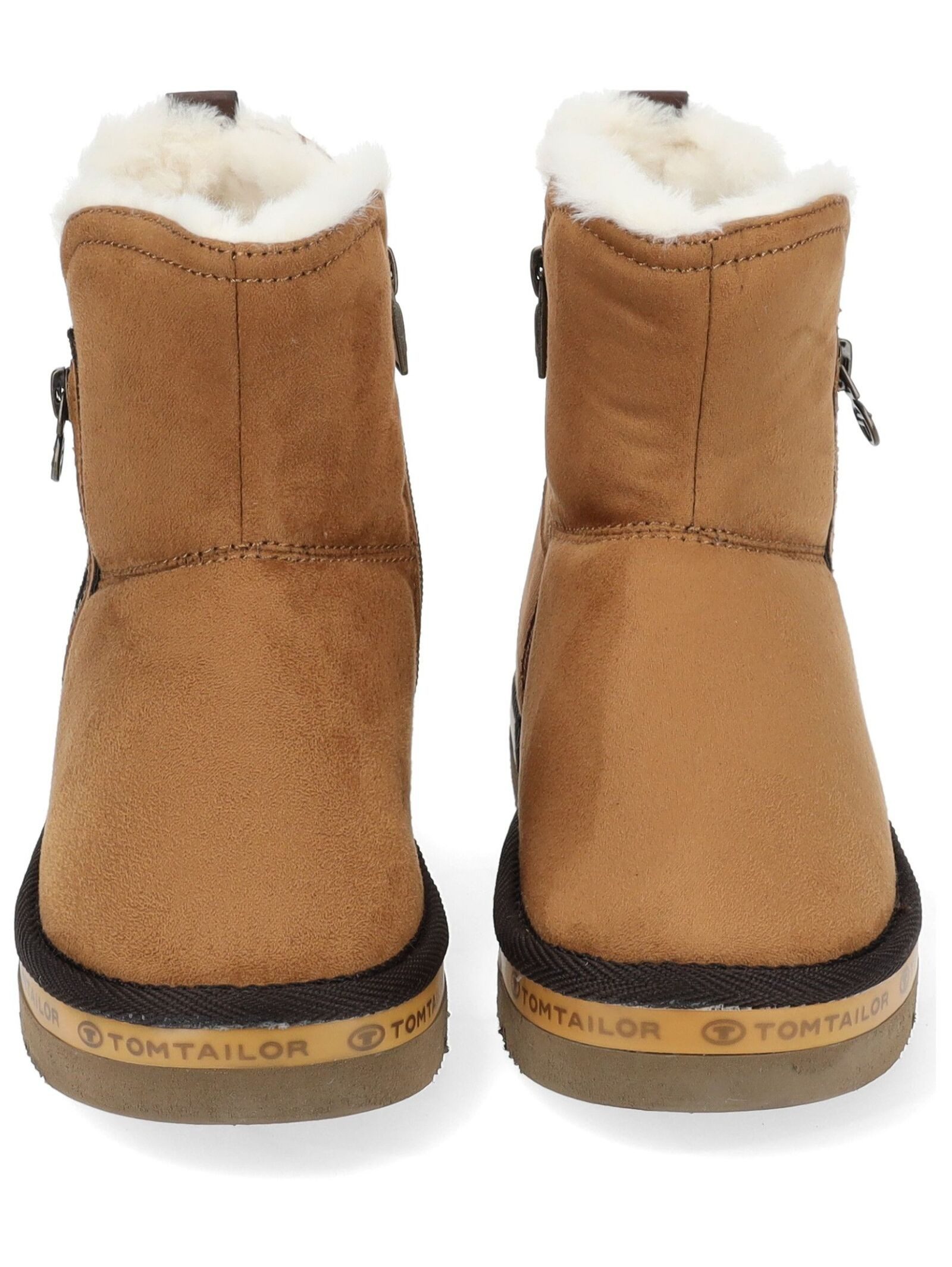 TOM TAILOR Stiefelette Lederimitat/Textil . Stiefelette (1-tlg)