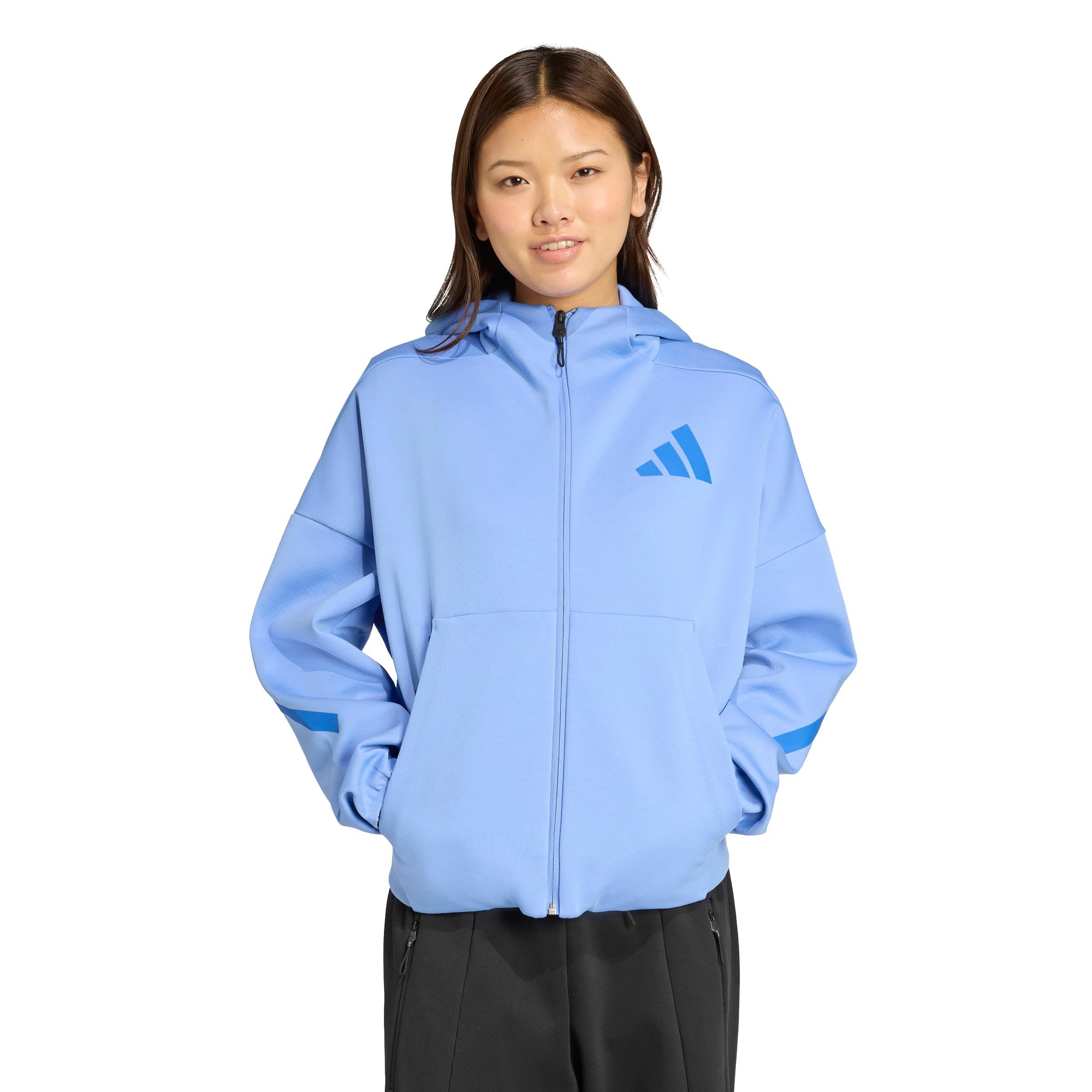 adidas Sportswear Kapuzensweatshirt W Z.N.E. FZ BLUFUS günstig online kaufen