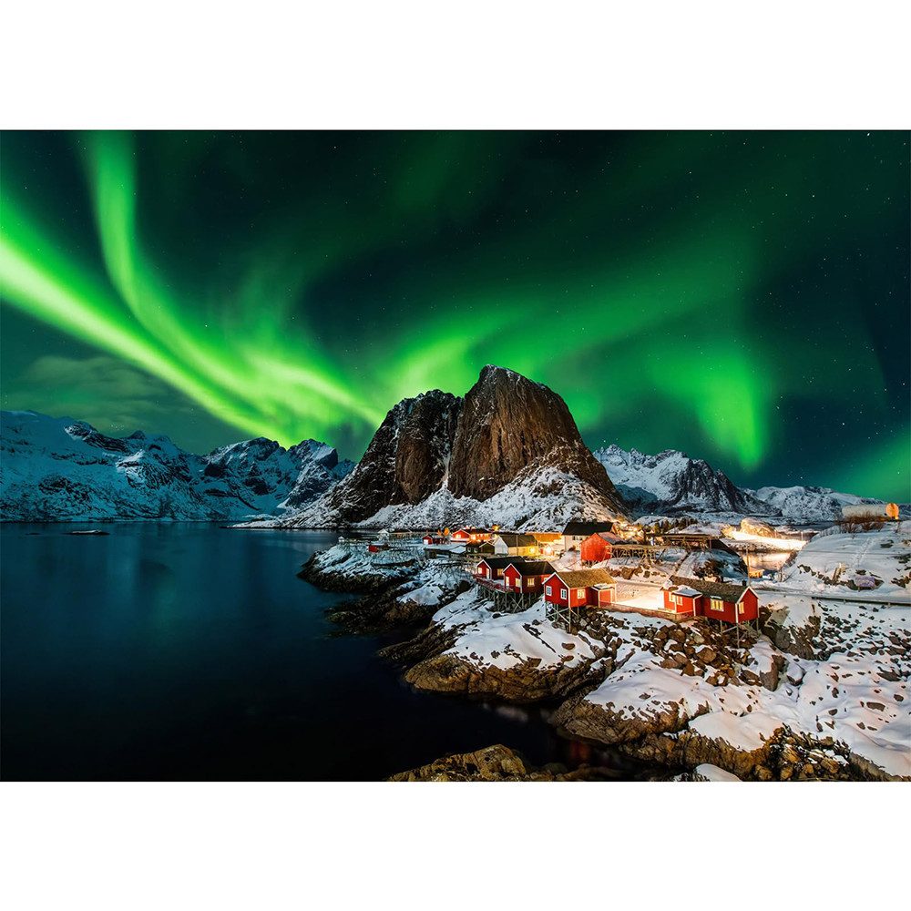 CLTYQ Puzzle 1000 Teile Puzzle Erwachsene,Norwegen Aurora Borealis, 1000 Pu günstig online kaufen