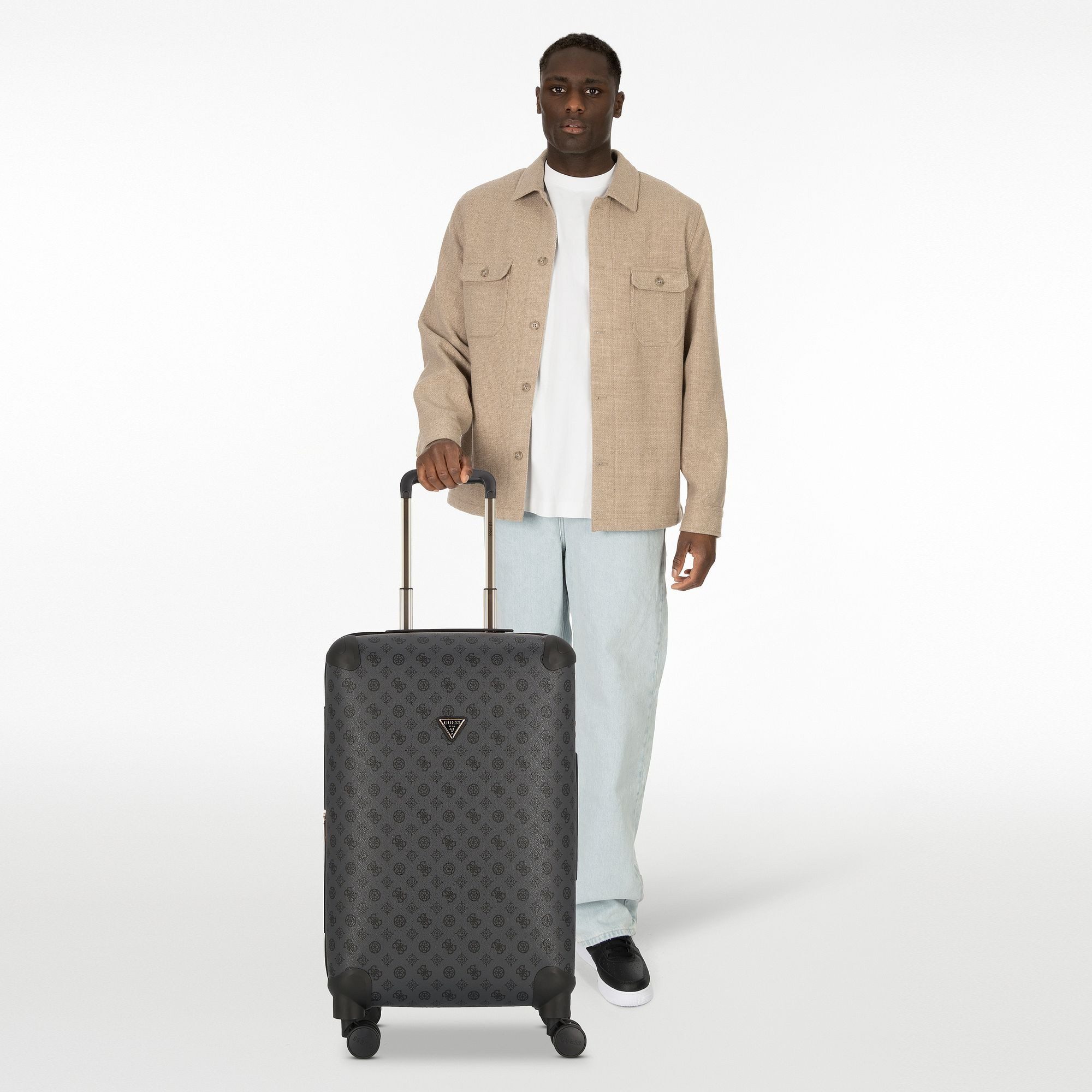 Guess Hartschalen-Trolley Wilder, 4 Rollen, Polyurethan günstig online kaufen