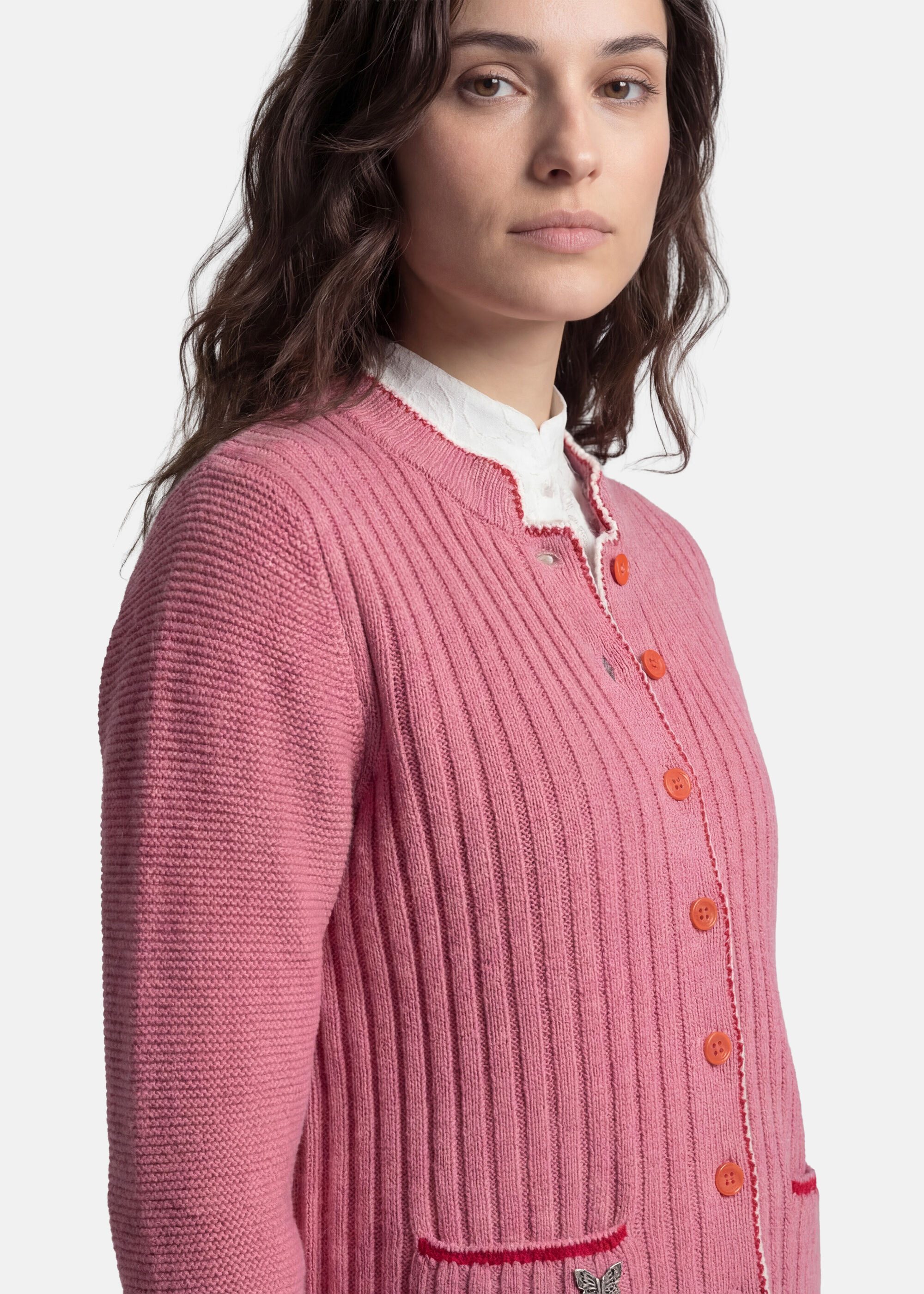 Spieth & Wensky Strickjacke Alexa mit femininen Highlights