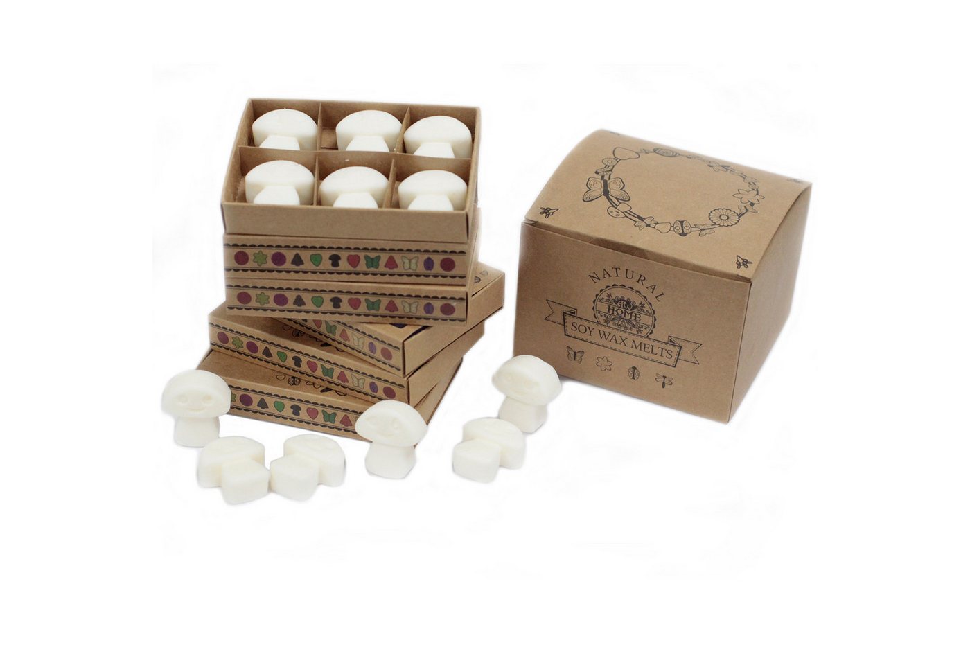 Thumbnail - Bali-Homedecor Raumduft Duftwachs 6er Packung - Zimt & Orange