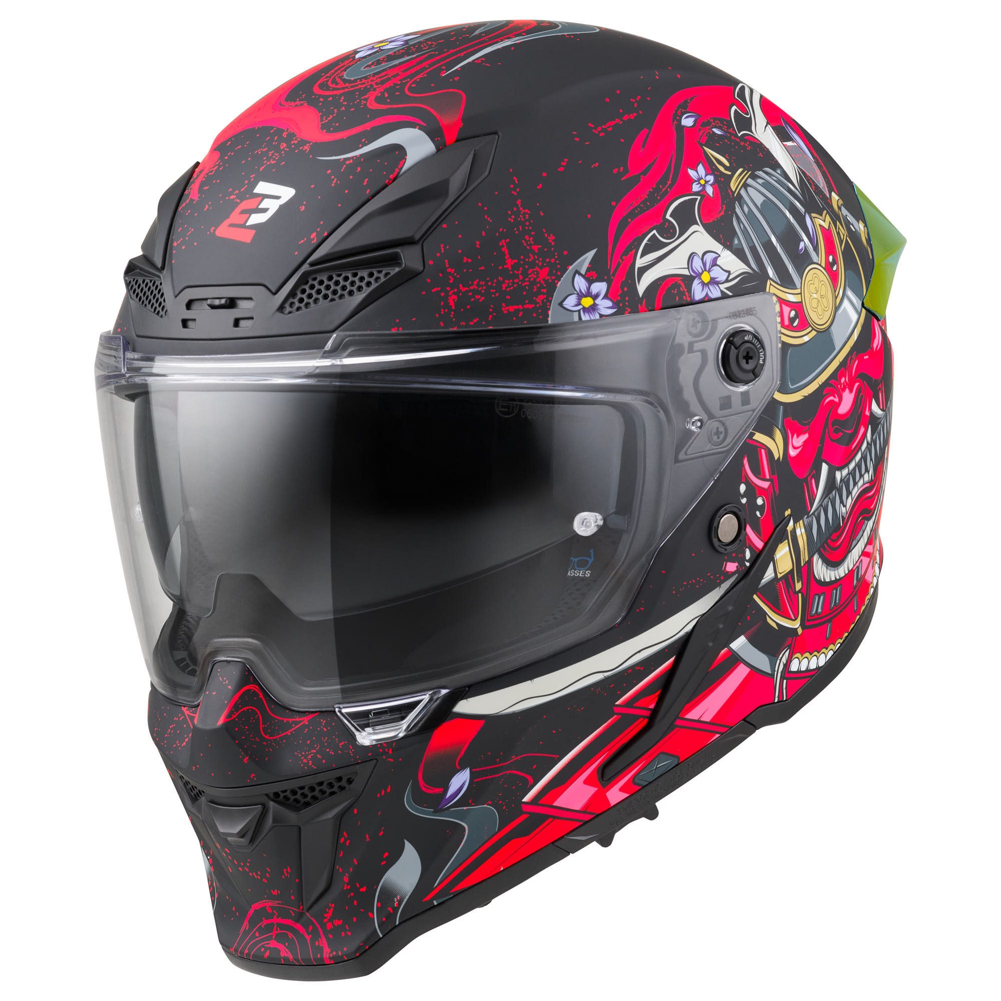 Bogotto Motorradhelm Blade Armour Helm, Notfallsystem-Polsterung (EQRS),geeignet für Brillenträger,vorber