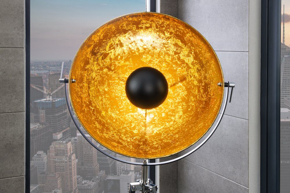 riess-ambiente Stehlampe BIG STUDIO 170cm schwarz, ohne Leuchtmittel, Wohnzimmer · Metall · mit Lampenschirm · Industrial