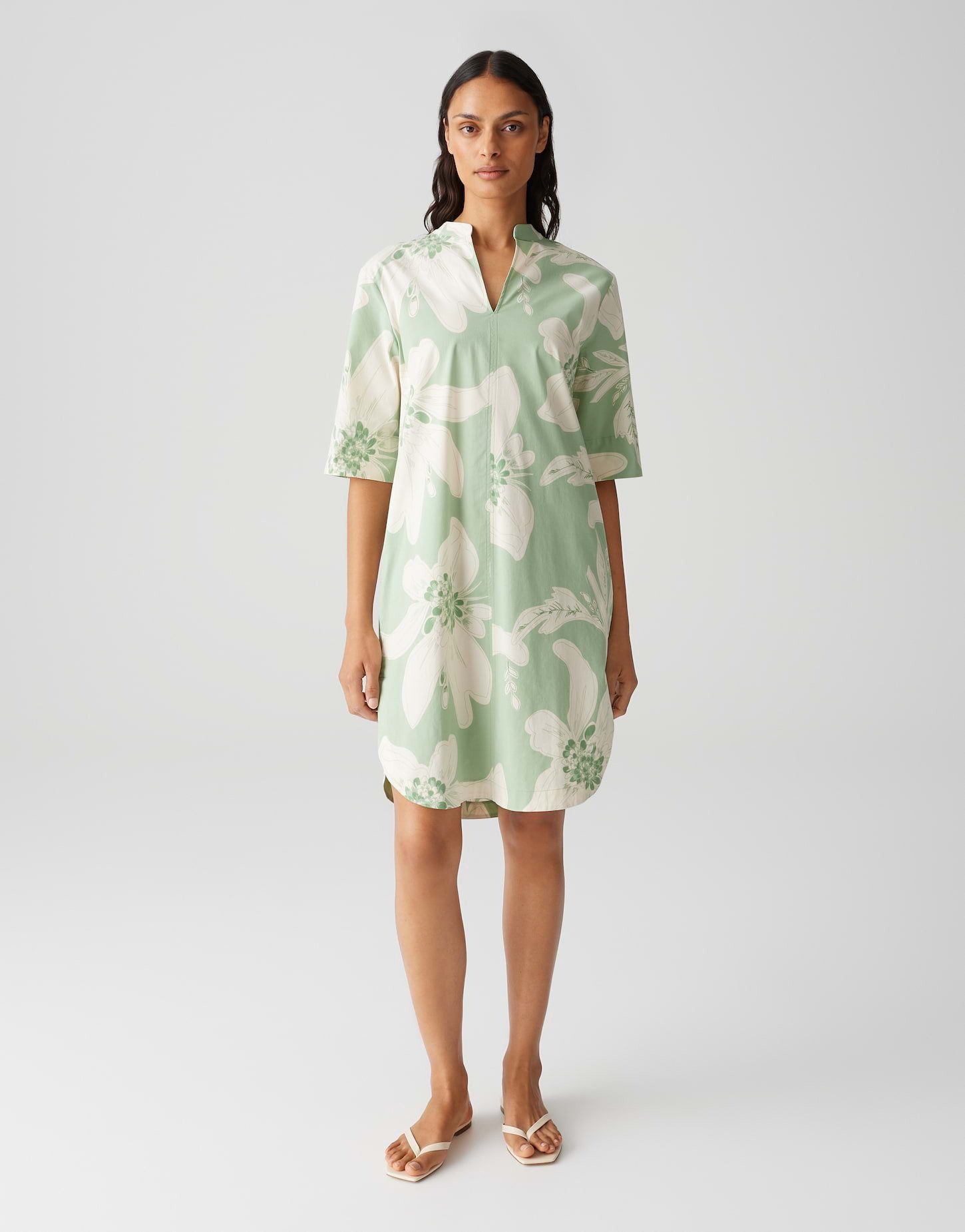 OPUS Blusenkleid WIARA Regular aus nachhaltigem BCI Cotton Mix günstig online kaufen