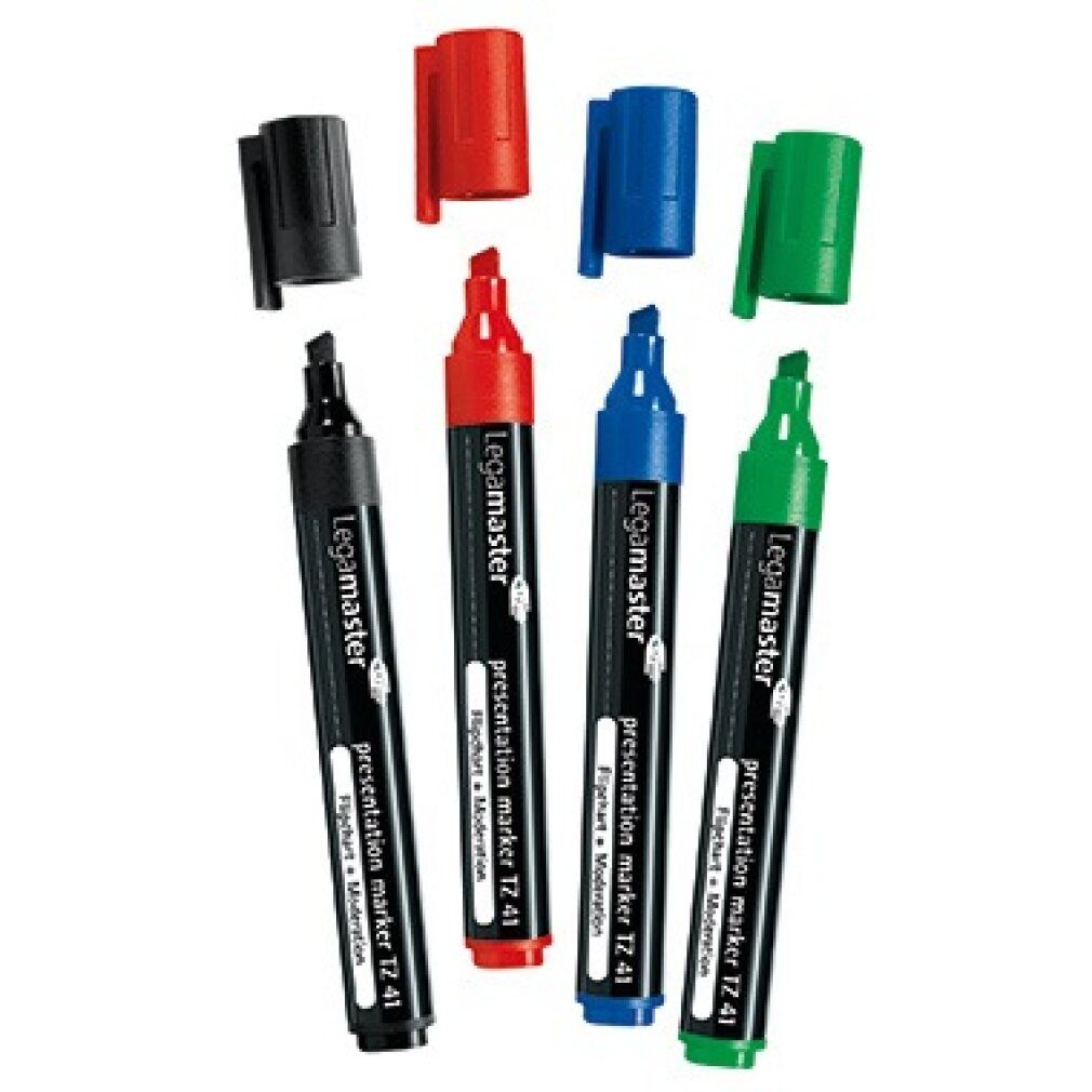 Marker Flipchartmarker TZ41 7-155094 TZ 41 2-5mm farbig sortiert 4 St./Pack.