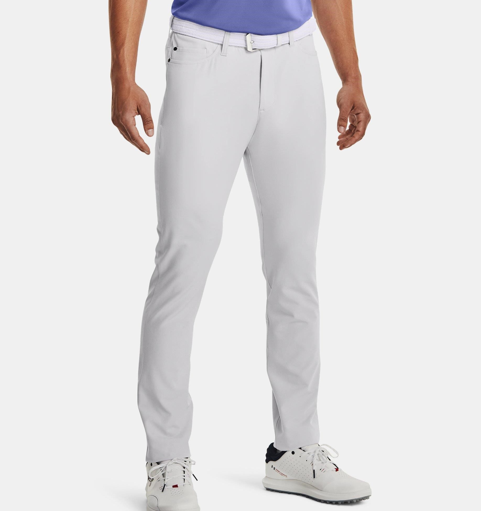 Under Armour® Golfhose Under Armour Golfhose 5 Pocket Grau Herren