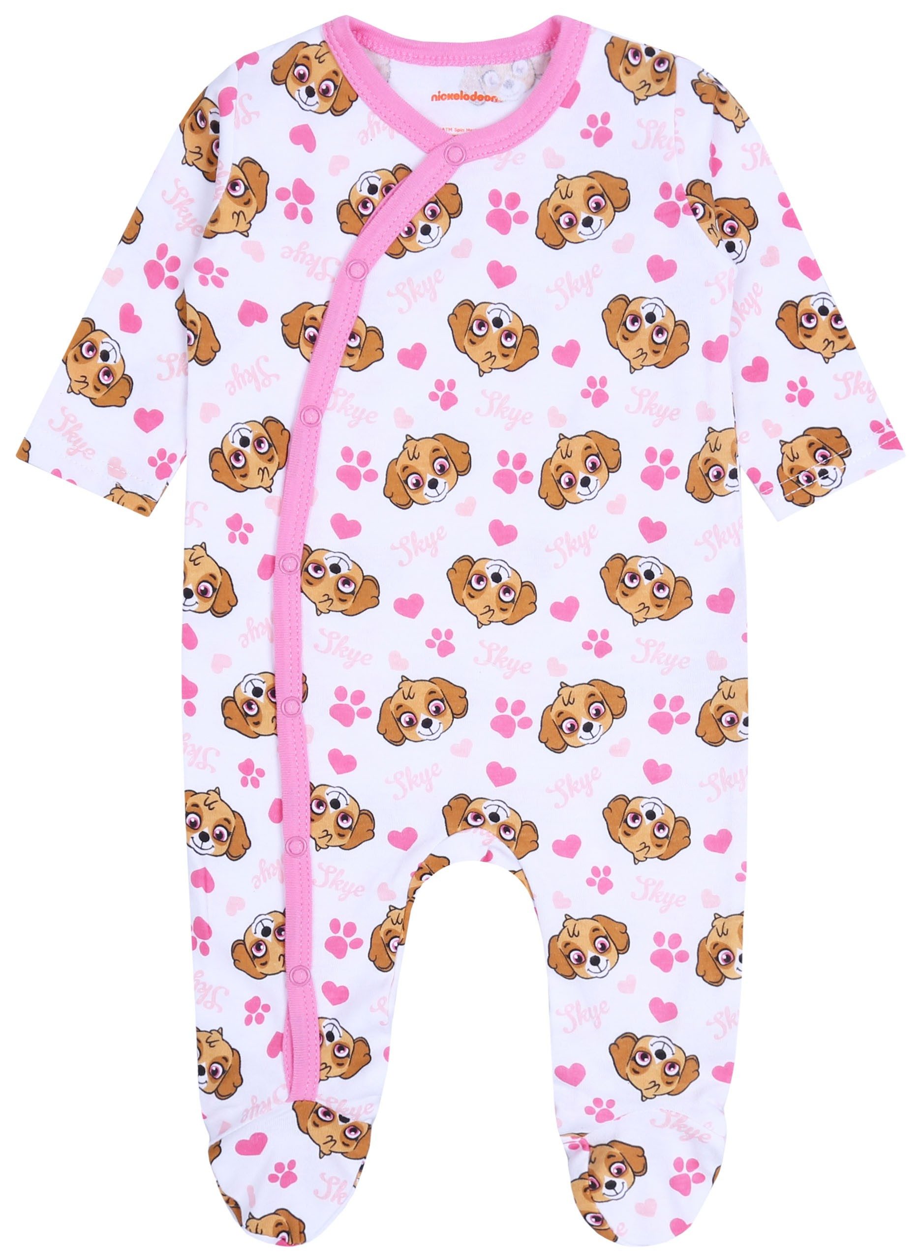 Sarcia.eu Body Stampleranzug mit sich wiederholender Abbildung Paw Patrol 6 Monate