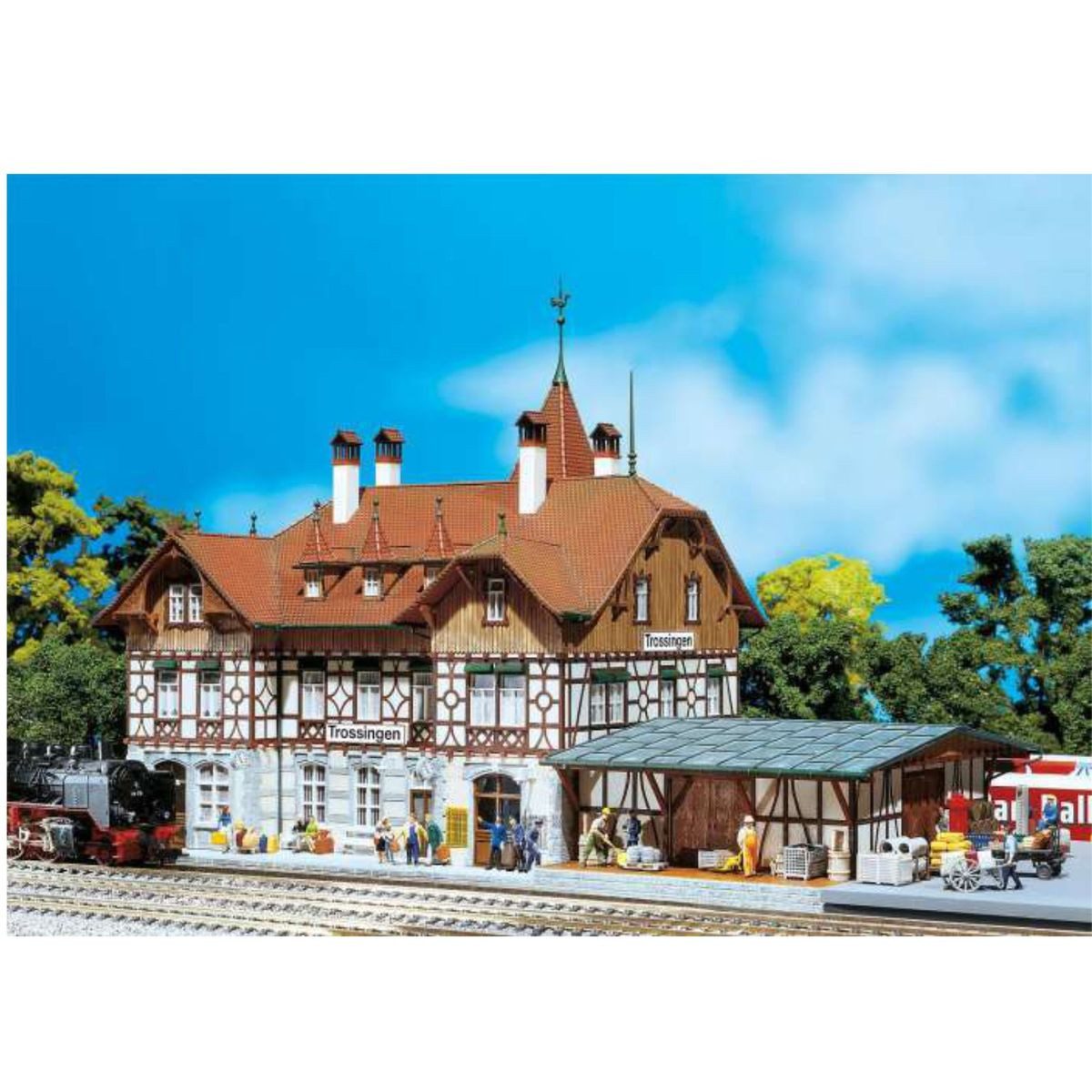 Faller Modellbausatz Faller 110114 Bahnhof "Trossingen" HO