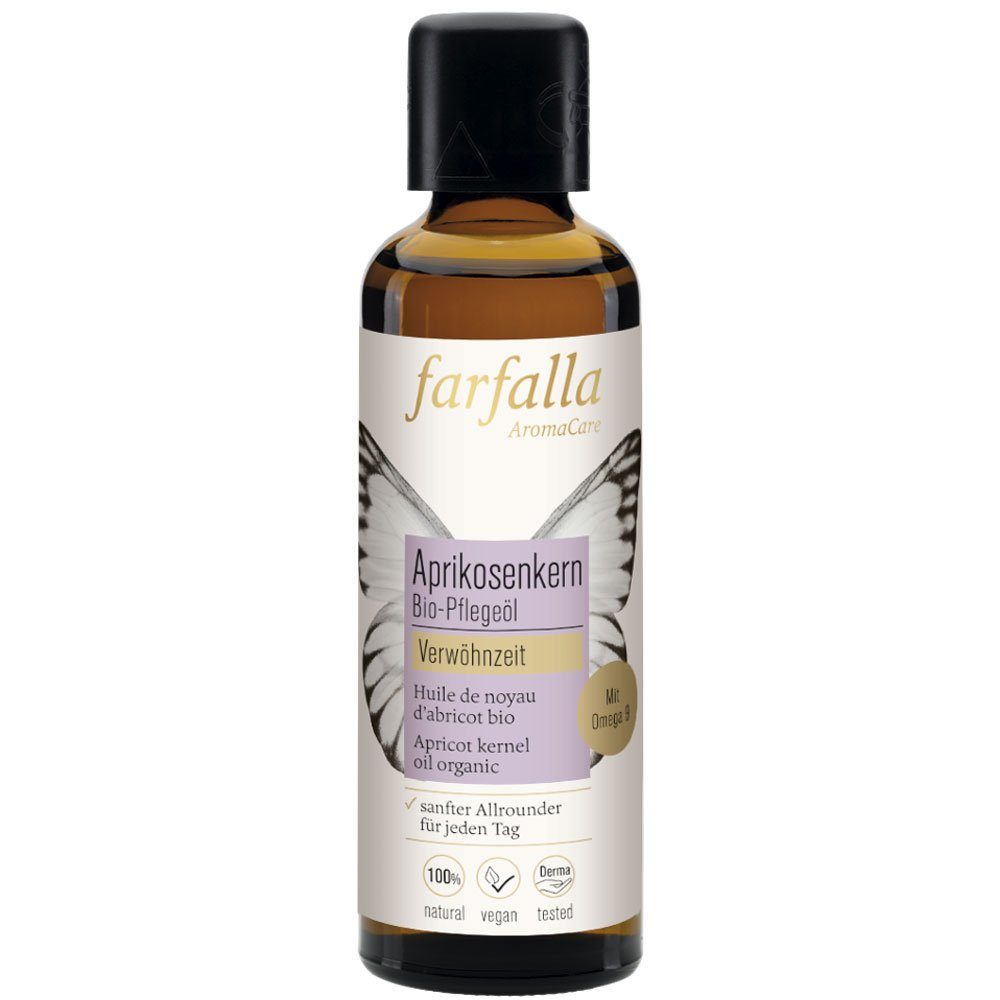 Farfalla Essentials AG Gesichtspflege Aprikosenkern Bio-Pflegeöl, 75 ml