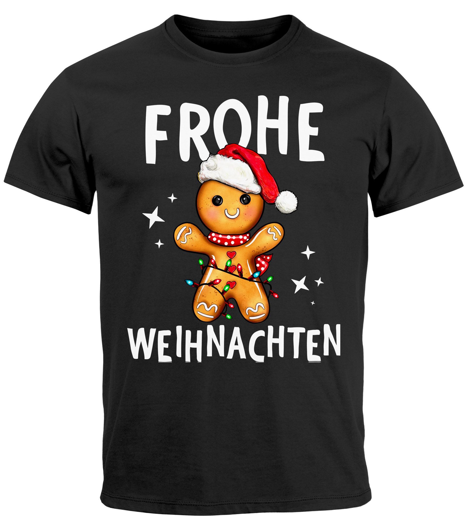 MoonWorks Print-Shirt Herren T-Shirt Frohe Weihnachten Lustig Weihnachtsshi günstig online kaufen