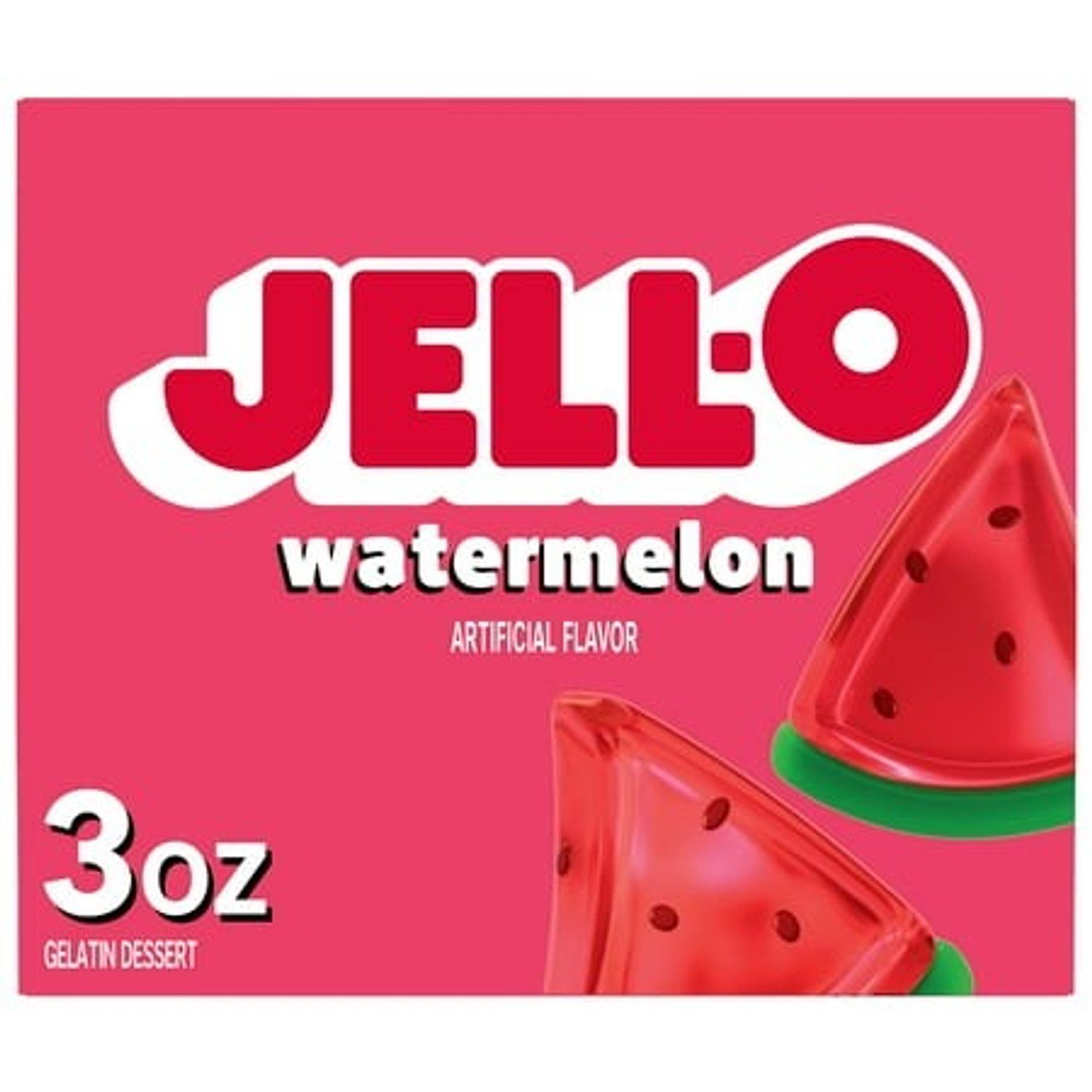 Jell-O Süßigkeit, 1 x 85 g, Jell-O Gelatin Watermelon