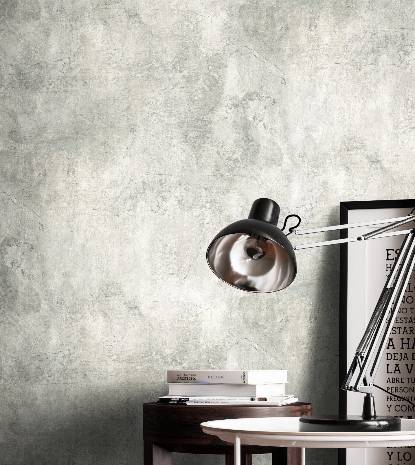 Newroom Vliestapete Gadiel Ice Grey Tapete Betonoptik Beton,Zement, Grau Tapete Modern Beton - Betonoptik Betonwand Hellgrau Industrial Uni Zement für Wohnzimmer Schlafzimmer Küche, Betonwand